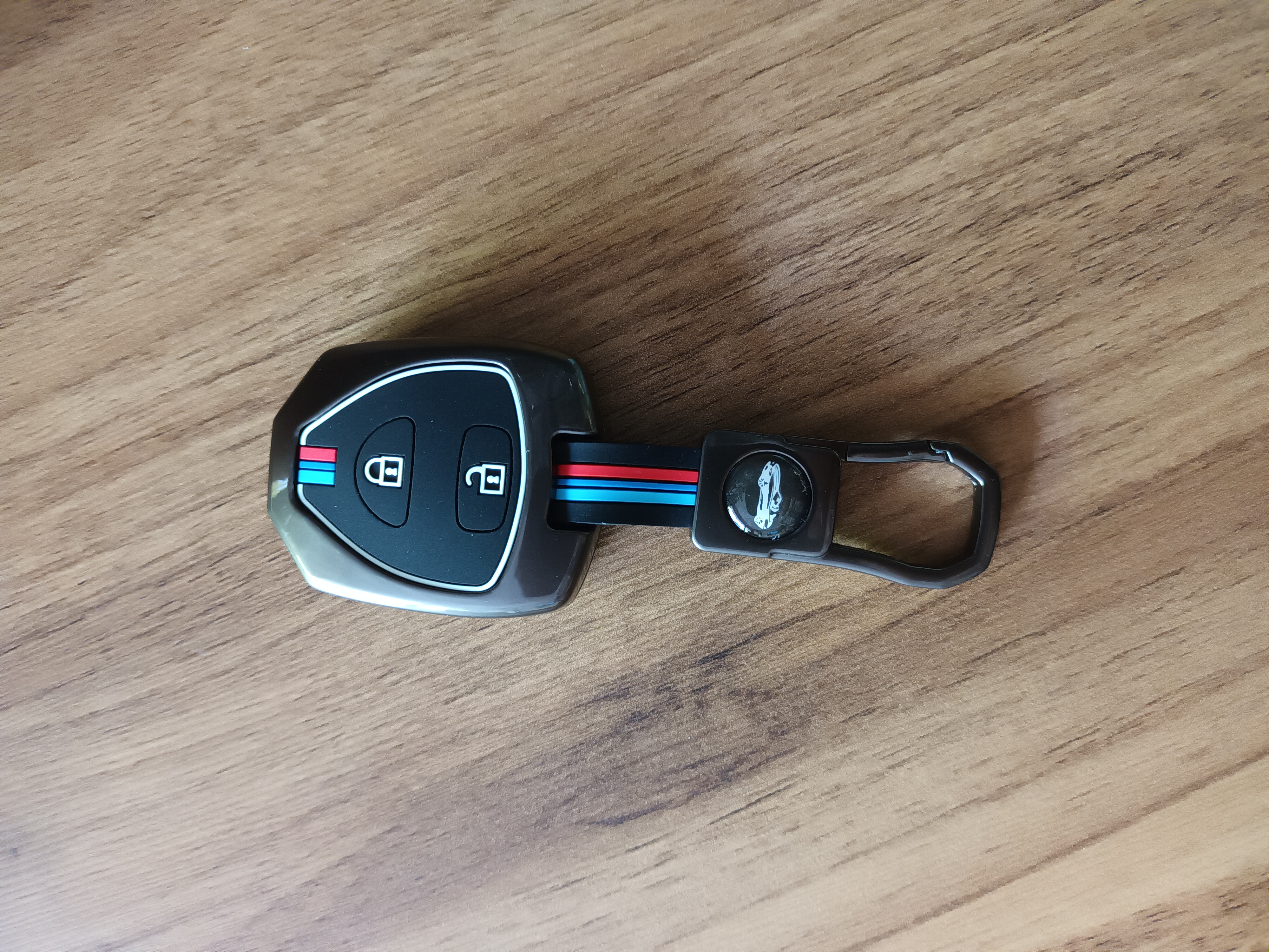 کاور فلزی ریموت تویوتا دودکمه کلیدی پرادو