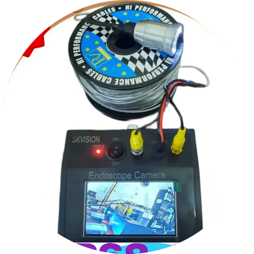 آیکون دسته دوربین شلنگی چاه عمیق  و ماهیگیری