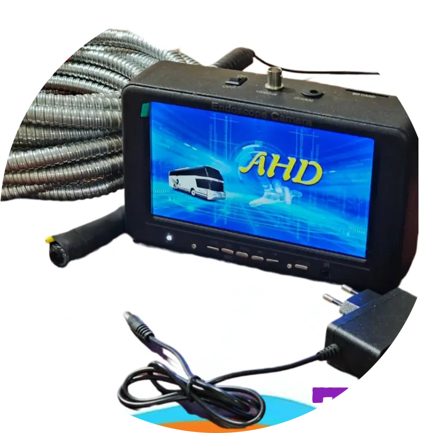 آیکون دسته دوربین آندوسکوپی شلنگی مانیتور دار