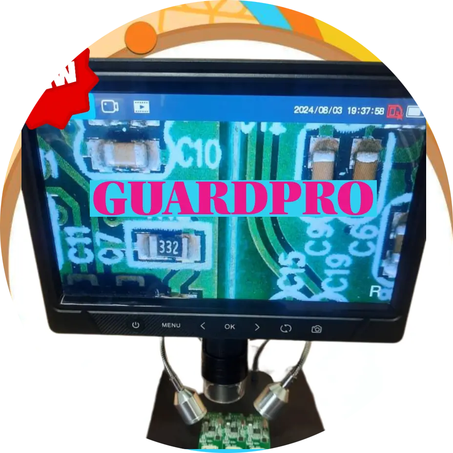 آیکون دسته لوپ میکروسکوپ تعمیرات دیجیتال