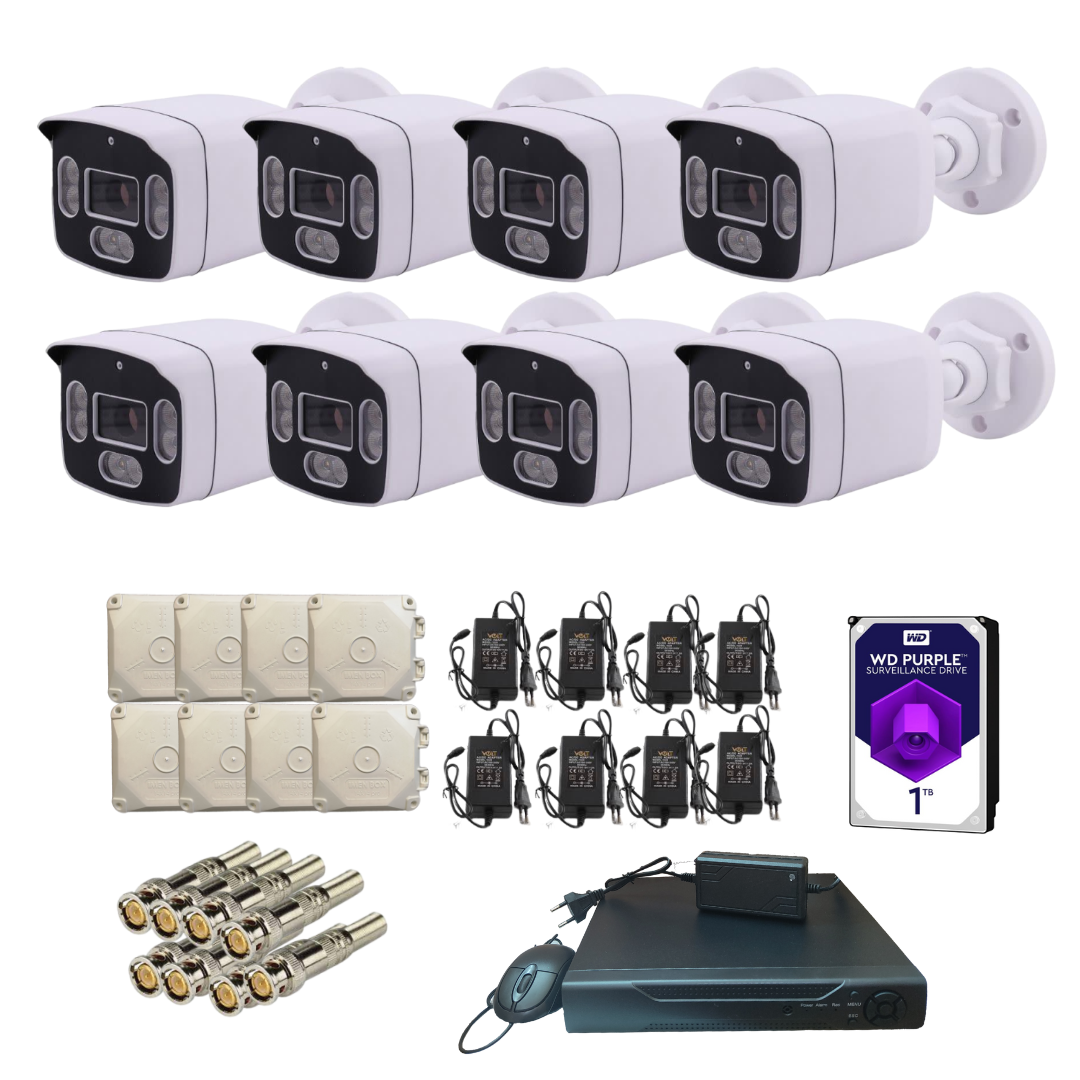 پک 8 عددی دوربین مداربسته ایمو پلاس