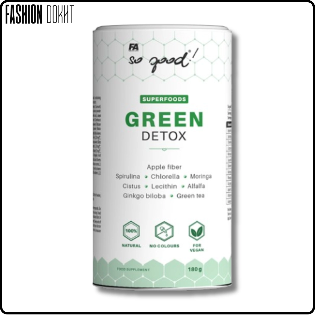 FA Nutrition So Good SuperFoods Green Detox 180g - Apple Fiber