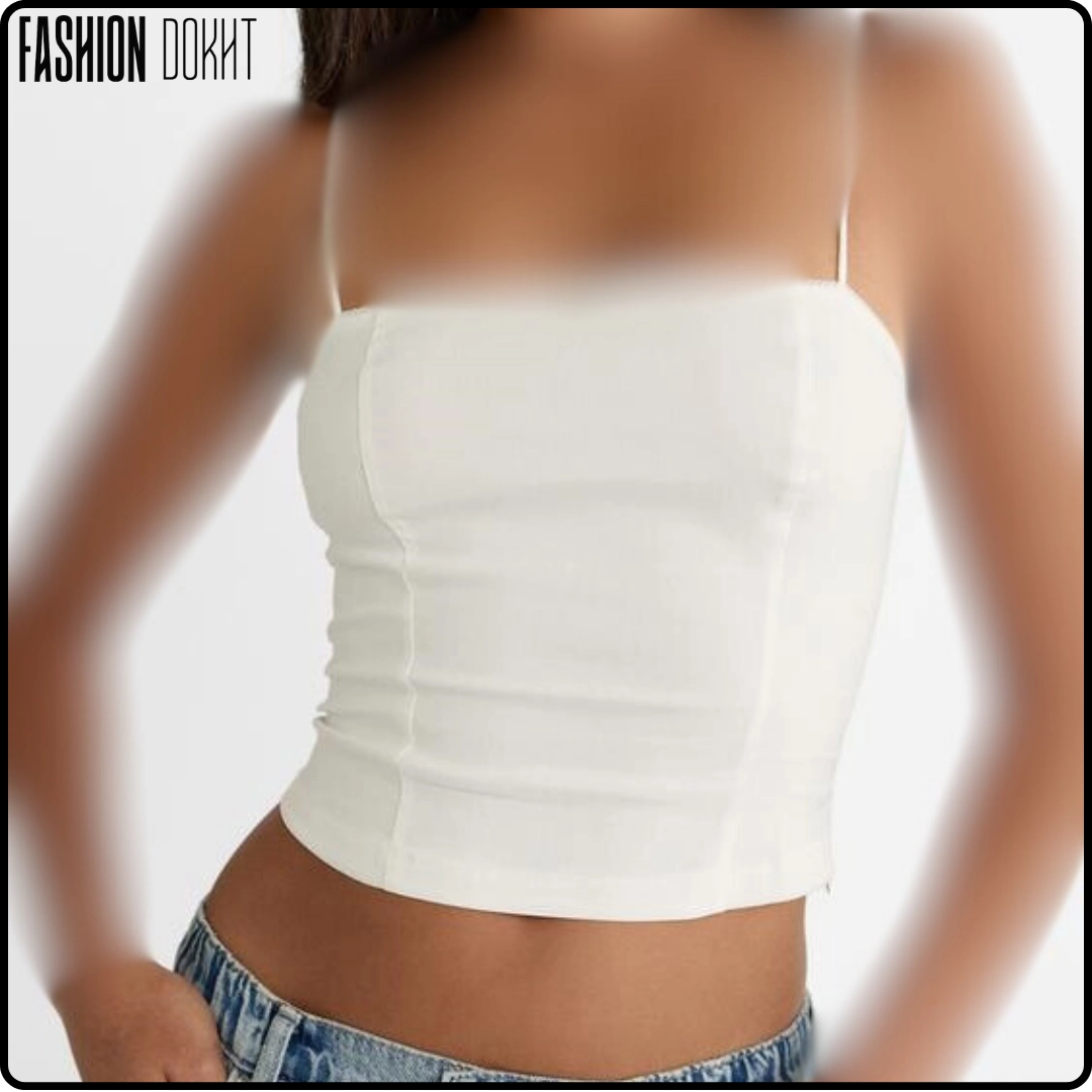 تصویری از کراپ زنانه زارا - طراحی شیک و دوخته شده توسط خیاطان حرفه‌ای فشن دخت،