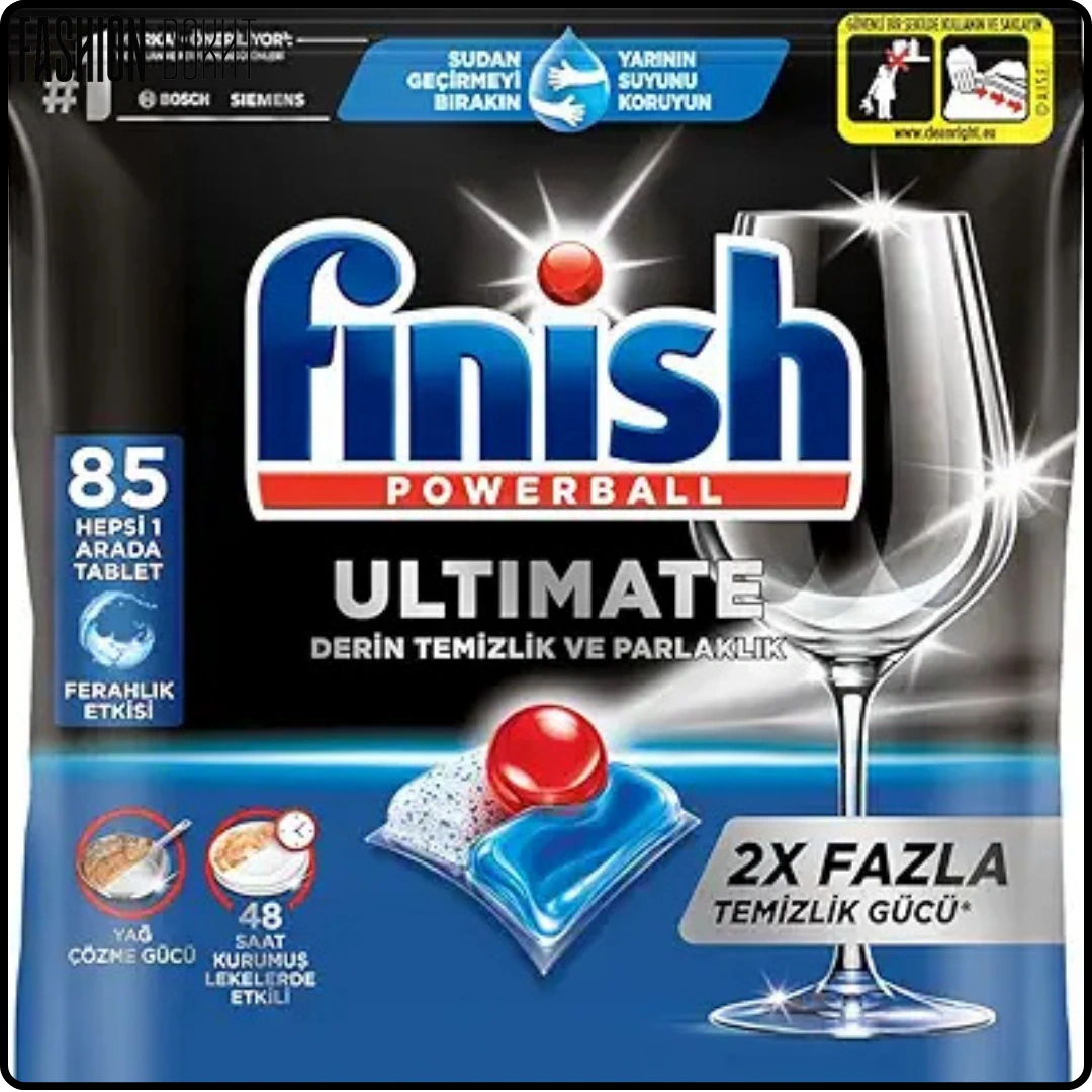 قرص ماشین ظرفشویی فینیش مدل Quantum Ultimate 85 عددی با بسته‌بندی جدید و فناوری پیشرفته