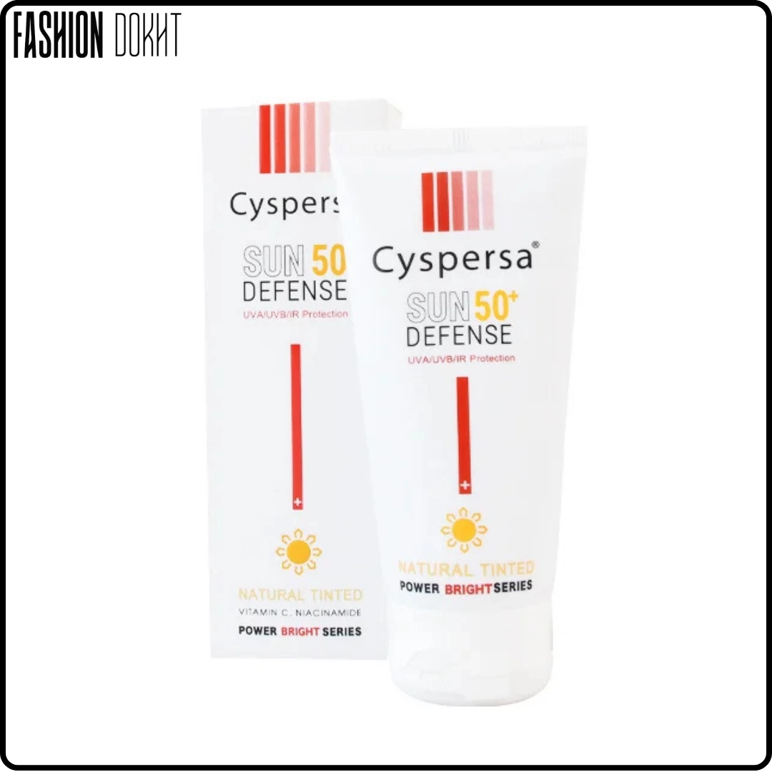 کرم ضد آفتاب سیسپرسا، کرم ضد آفتاب SPF 50، کرم ضد آفتاب رنگ بژ طبیعی، خرید کرم سیسپرسا