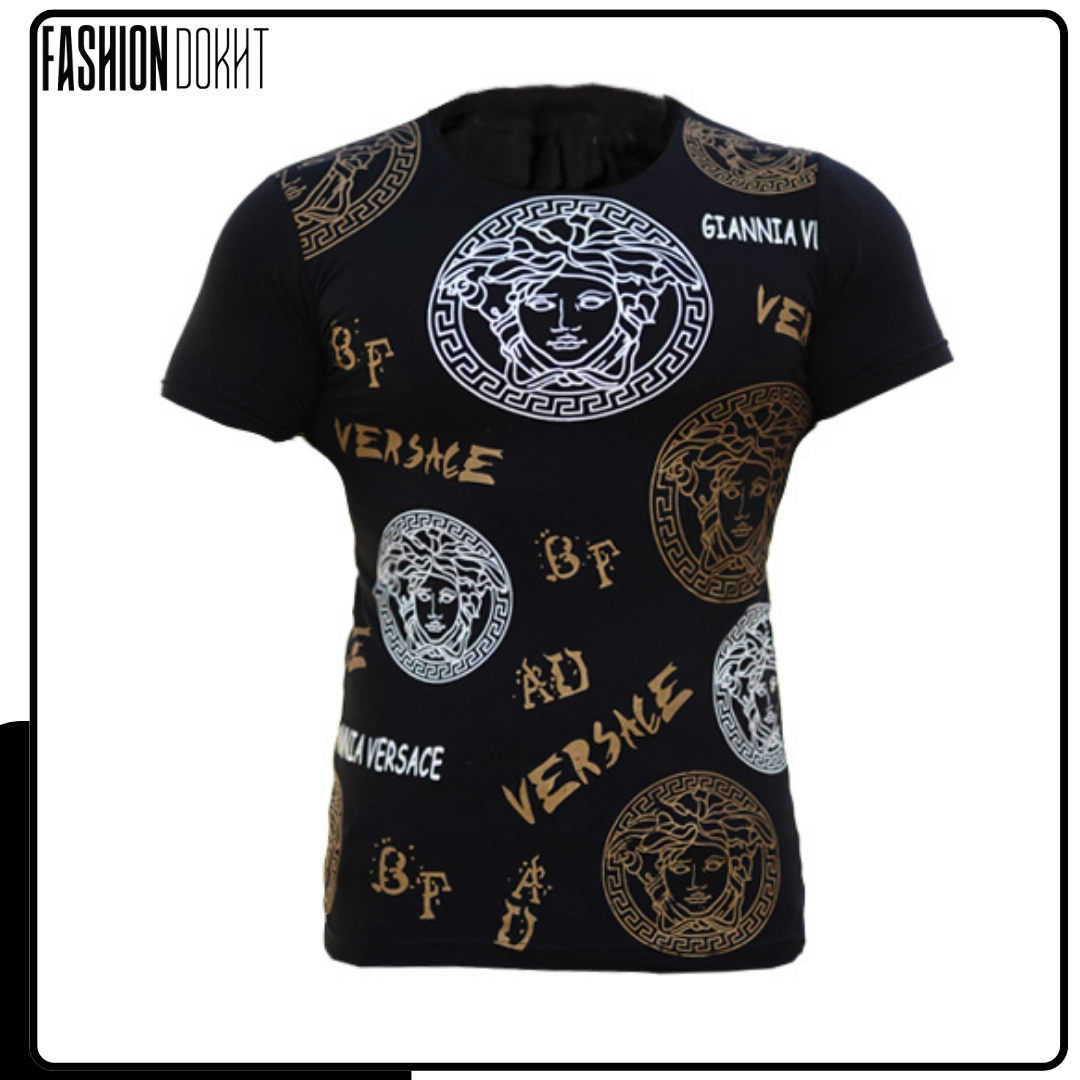 تیشرت مردانه, تیشرت طرح ورساچه, تیشرت شیک مردانه, تیشرت راحت مردانه, تیشرت ویسکوز, فشن دخت