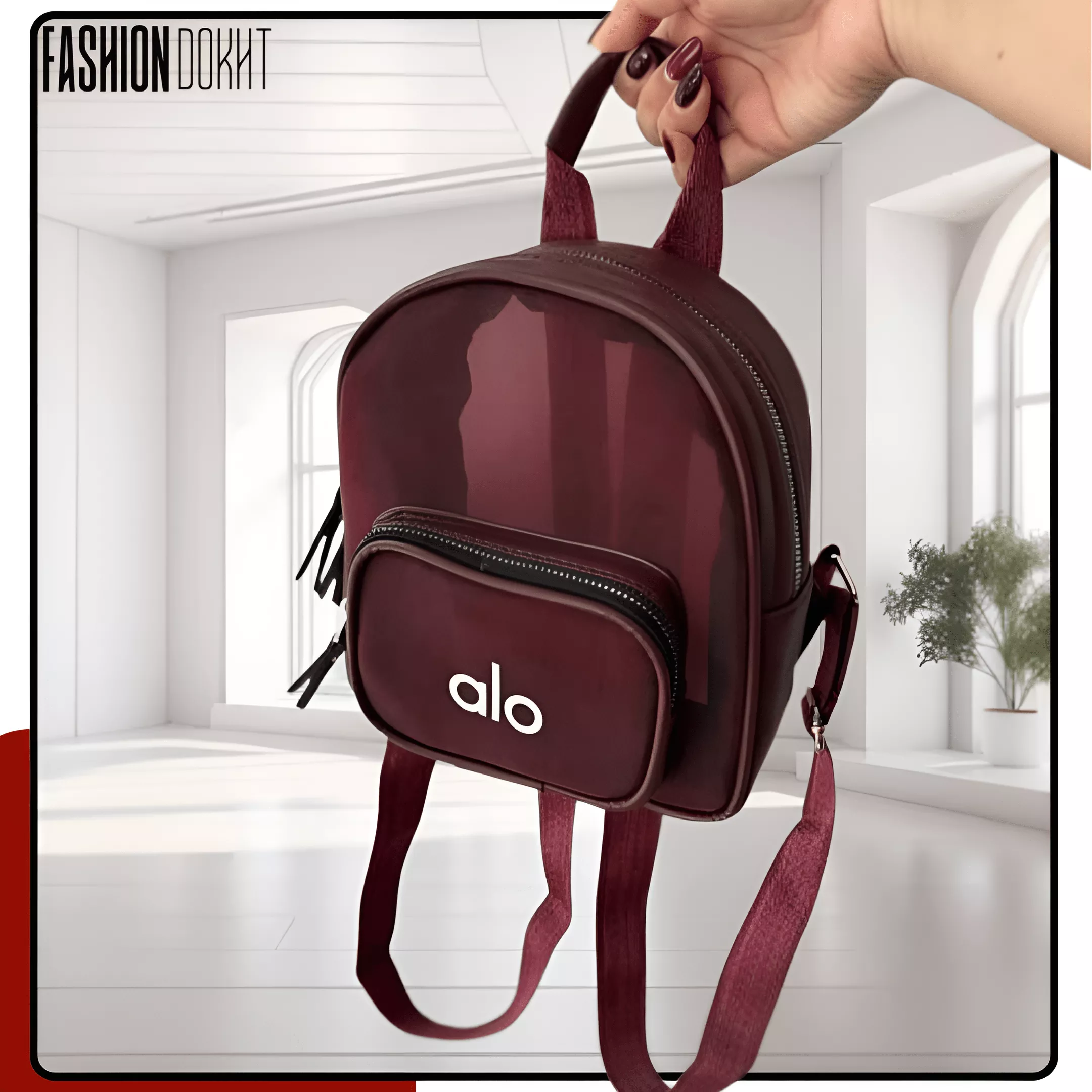 مینی کوله توری زرشکی alo