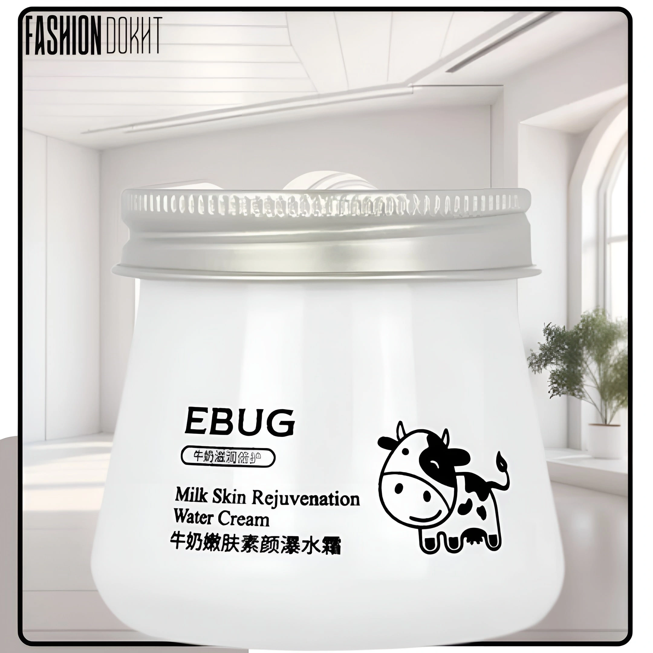 کرم مرطوب‌کننده و آبرسان ایباگ مدل شیر گاو 80 گرم - مناسب برای آبرسانی و مراقبت از پوست.