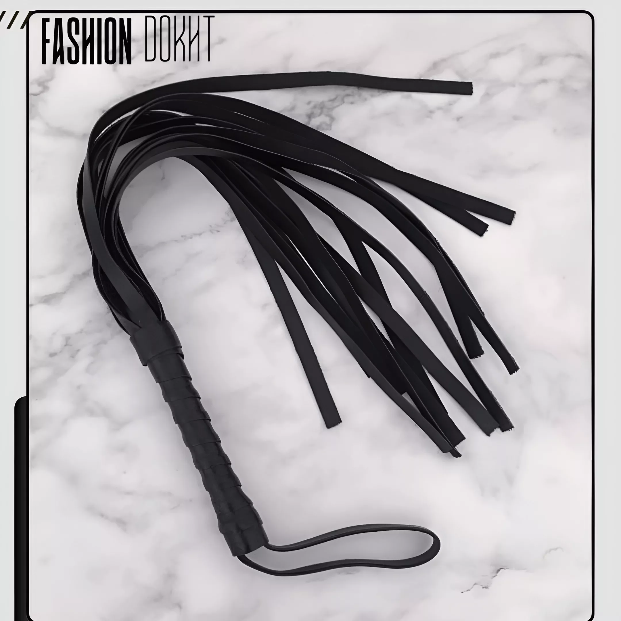 تصویر شلاق ریش ریش چرم مصنوعی درجه یک از فروشگاه فشن دخت