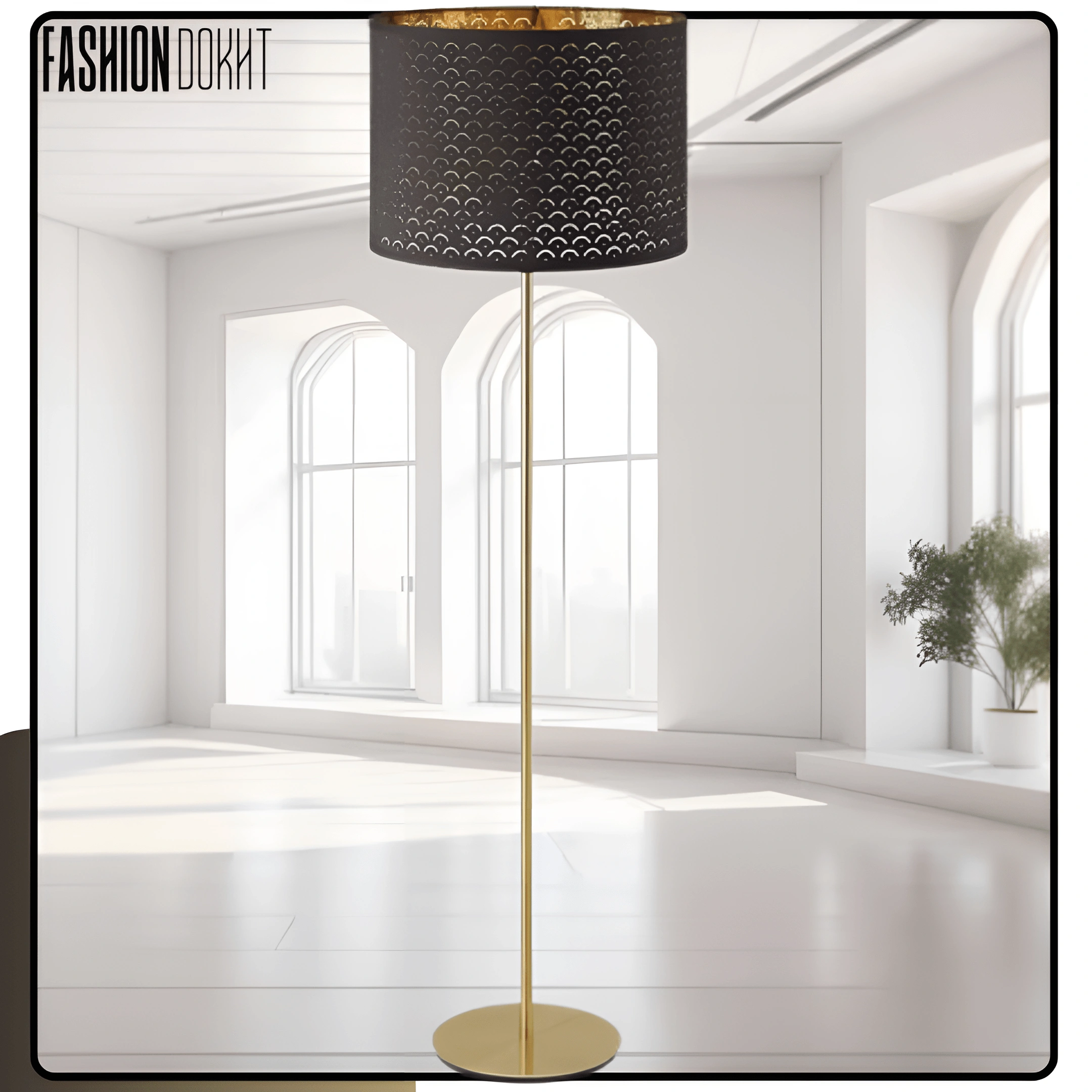 آباژور ایستاده مدل NYMO با طراحی شیک و نور ملایم