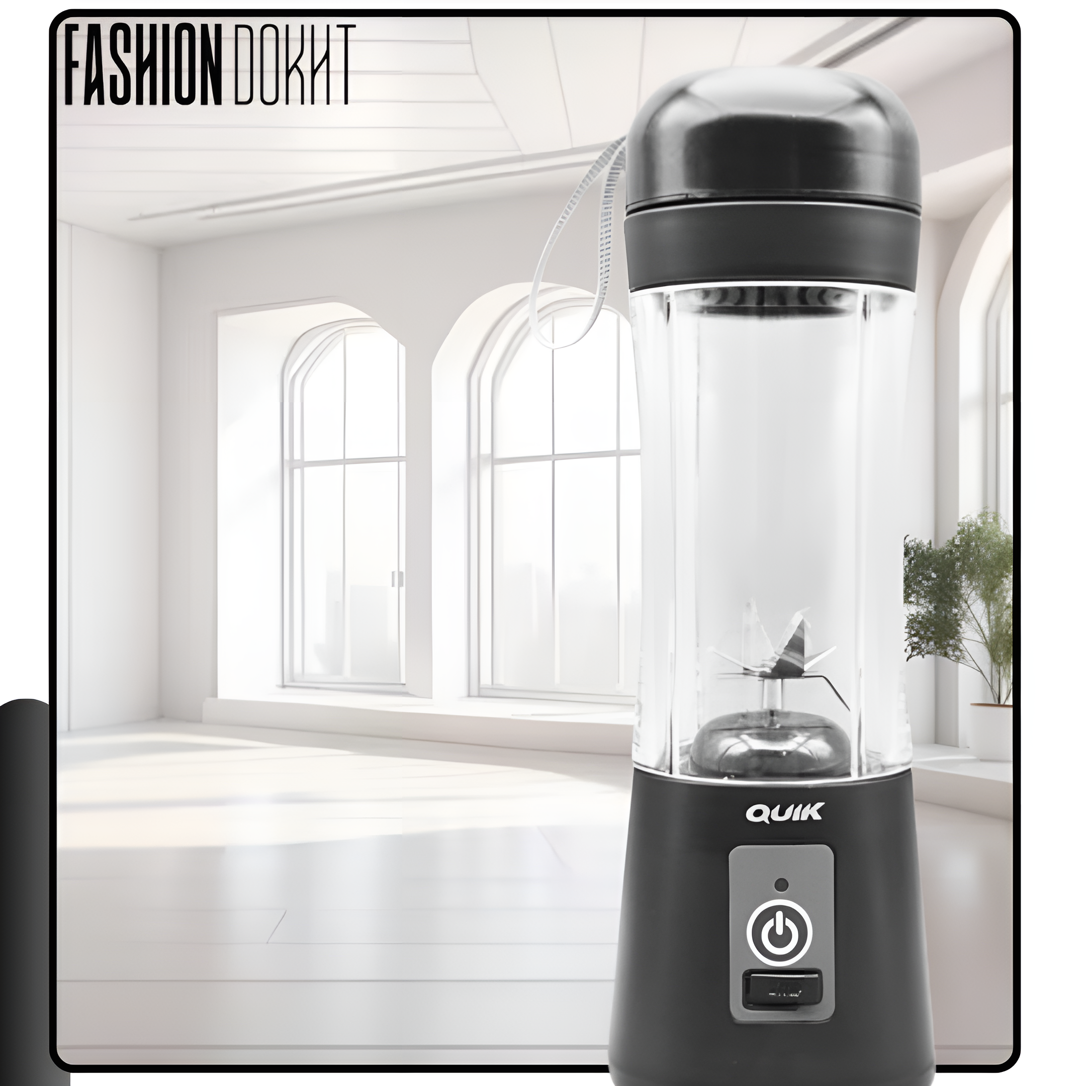 شیکر مخلوط‌کن شارژی کوئیک شش تیغه مدل Q3 | فشن دخت