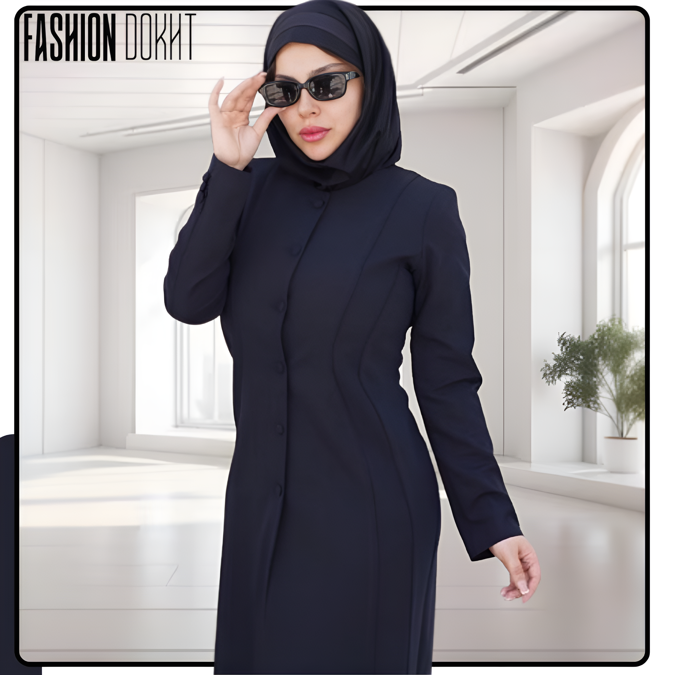 لباس اداری زنانه، لباس بدون آبرفت، خرید لباس زنانه، لباس زنانه باریک کننده کمر، فشن دخت