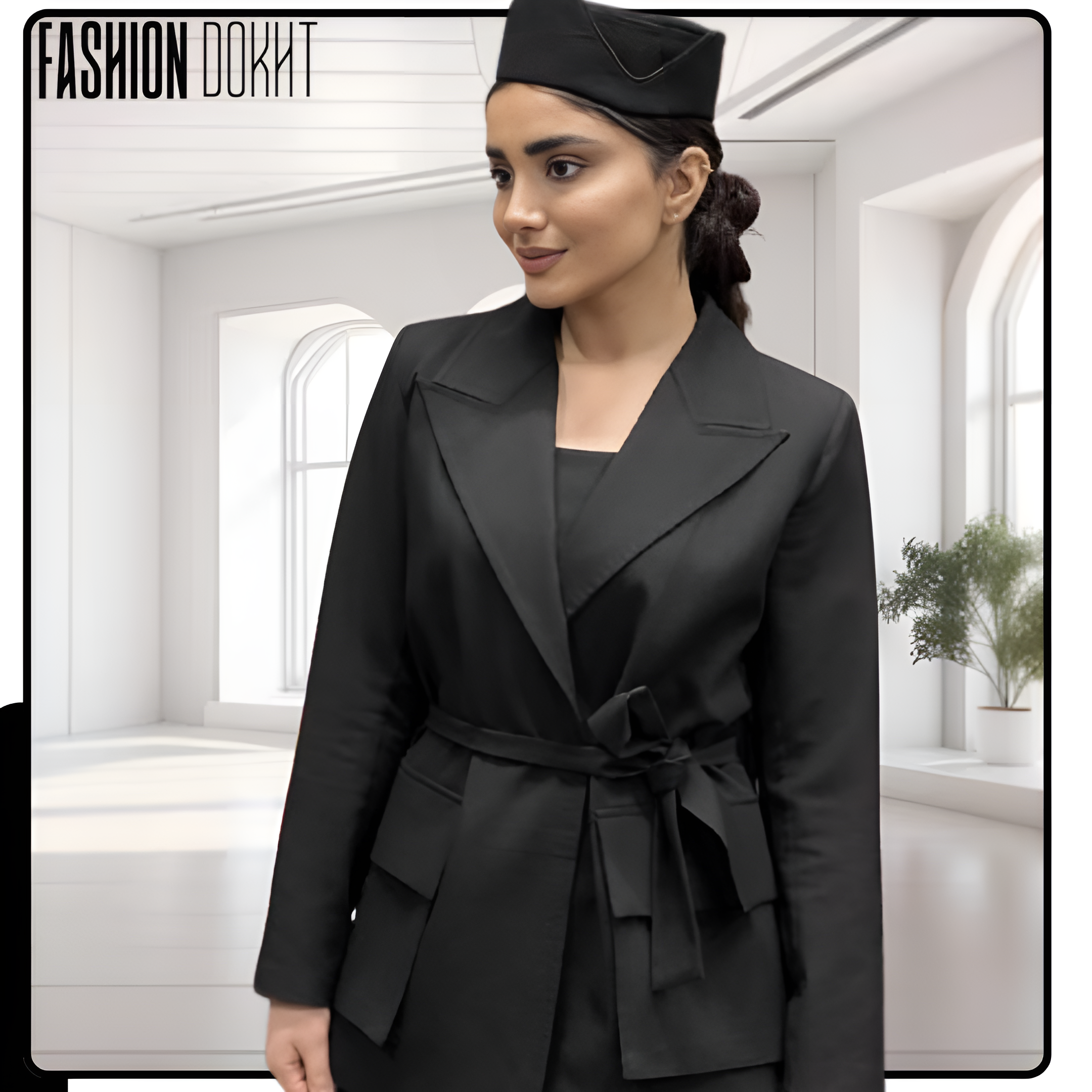 مانتو مدل کمربندی