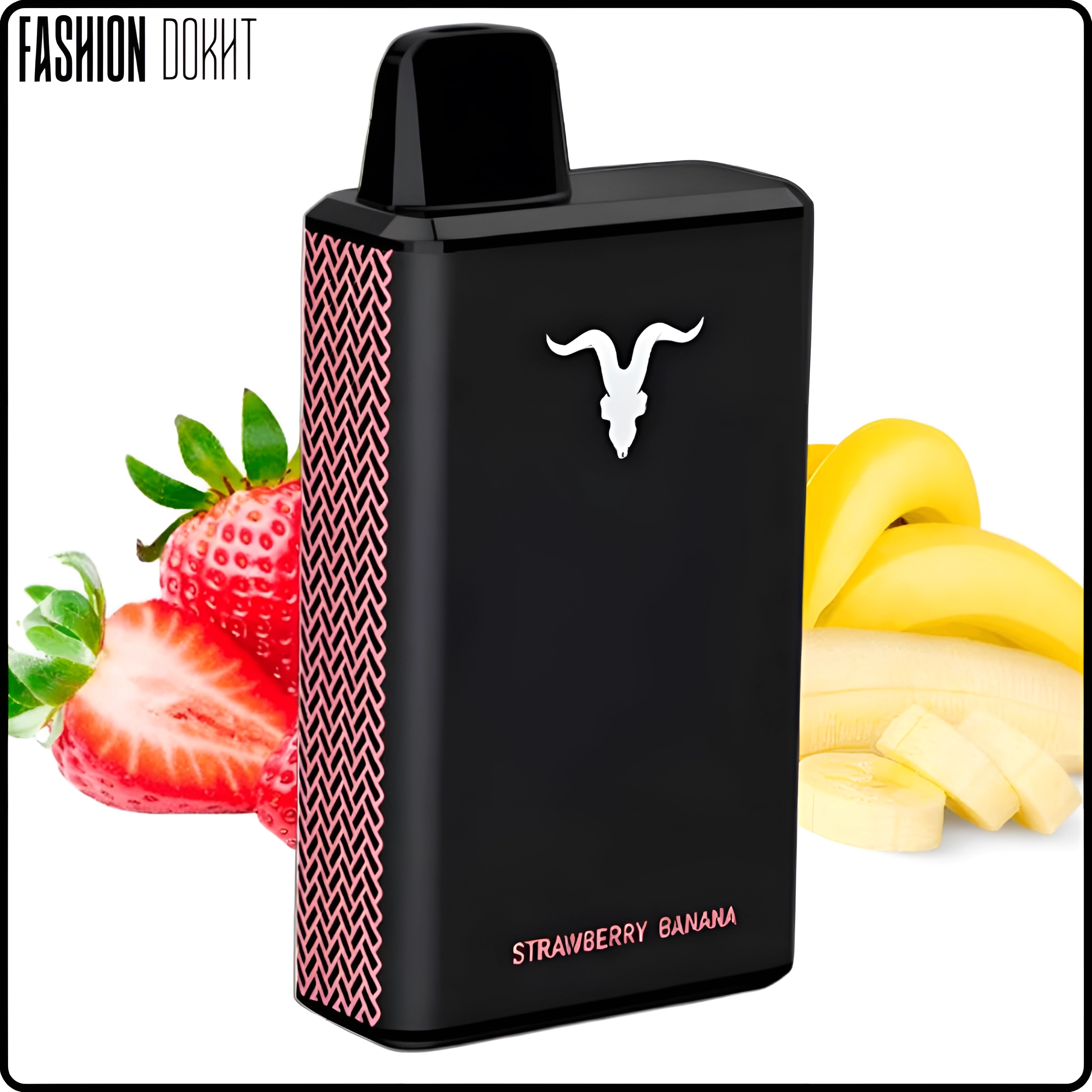 پاد یکبارمصرف 4000 پاف توت فرنگی موز ایگنیت IGNITE V40