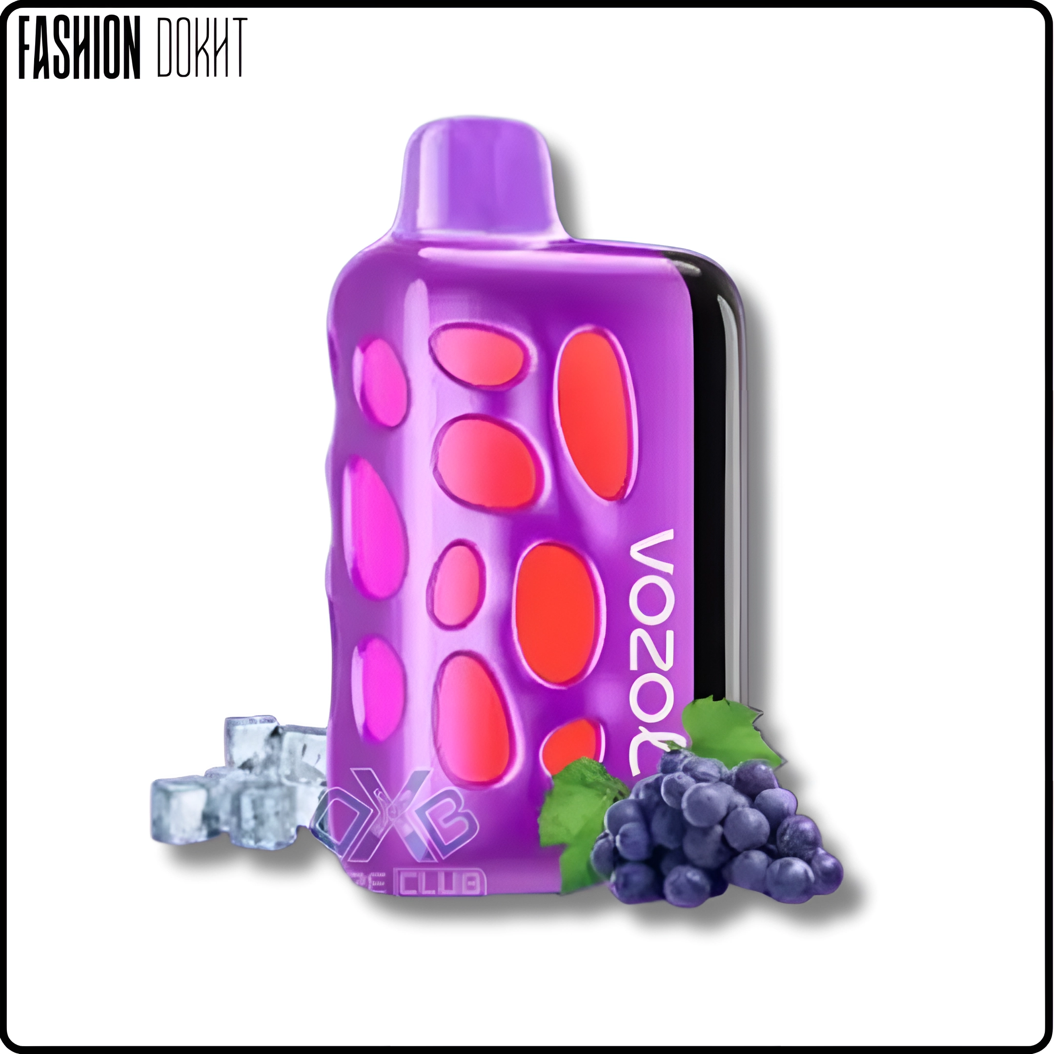 پاد وزول 40000 پاف - انگور یخ - اورجینال - Vozol Pad Grape Ice