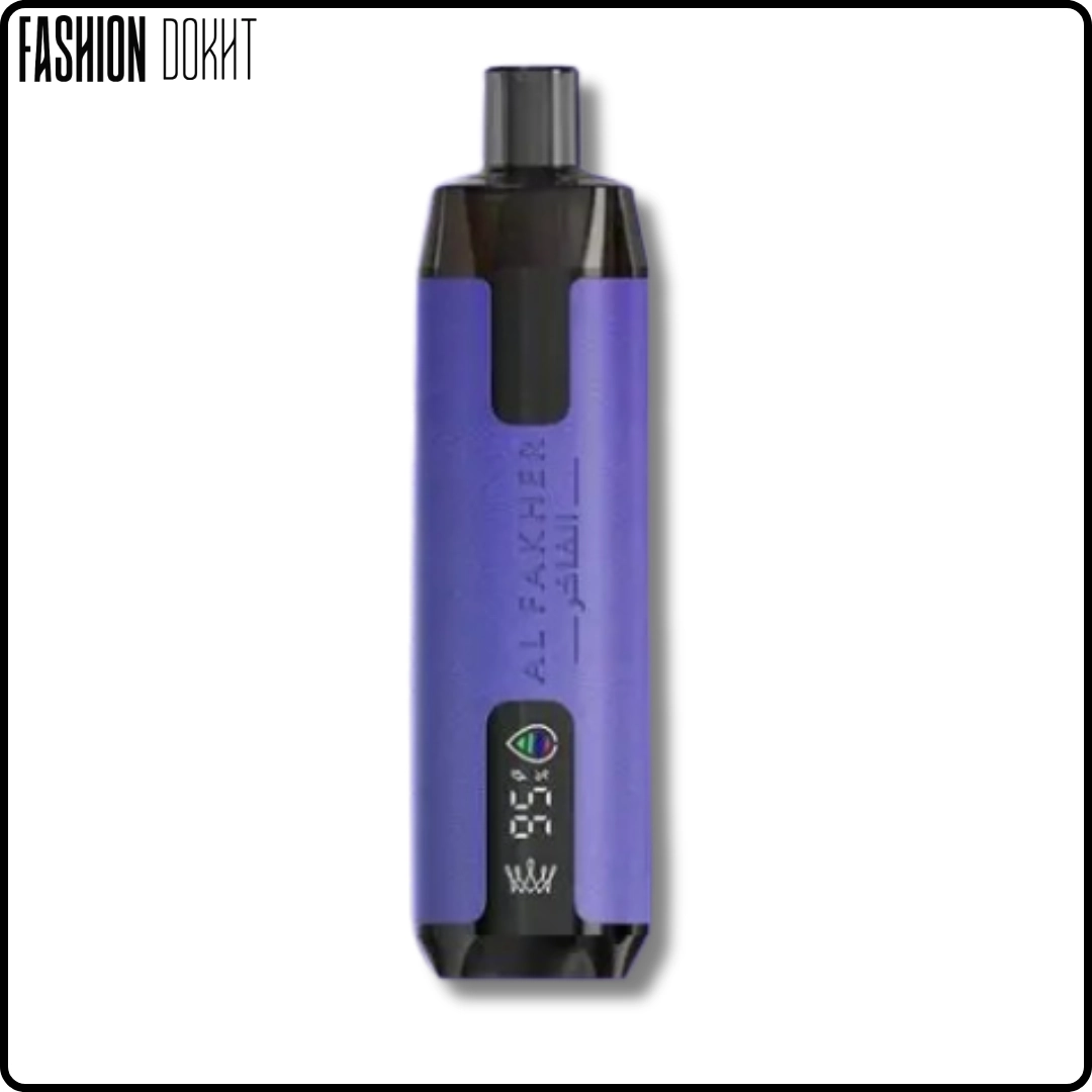 پاد یکبار مصرف 6000 پاف بلوبری الفاخر - Alfakher 6K Berry Blue