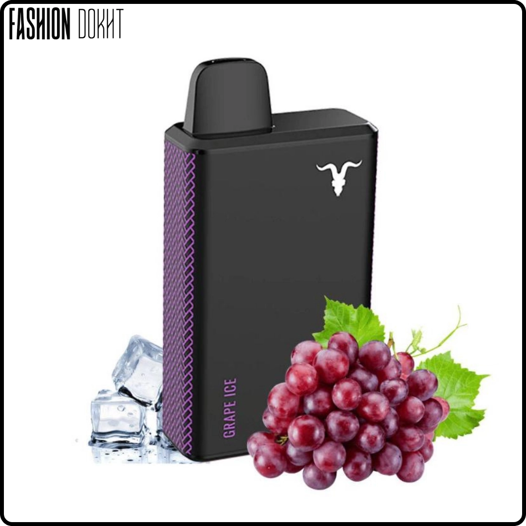 پاد یکبار مصرف ایگنایت ۸۰۰۰ پاف انگور یخ Ignite Grape Ice Disposable