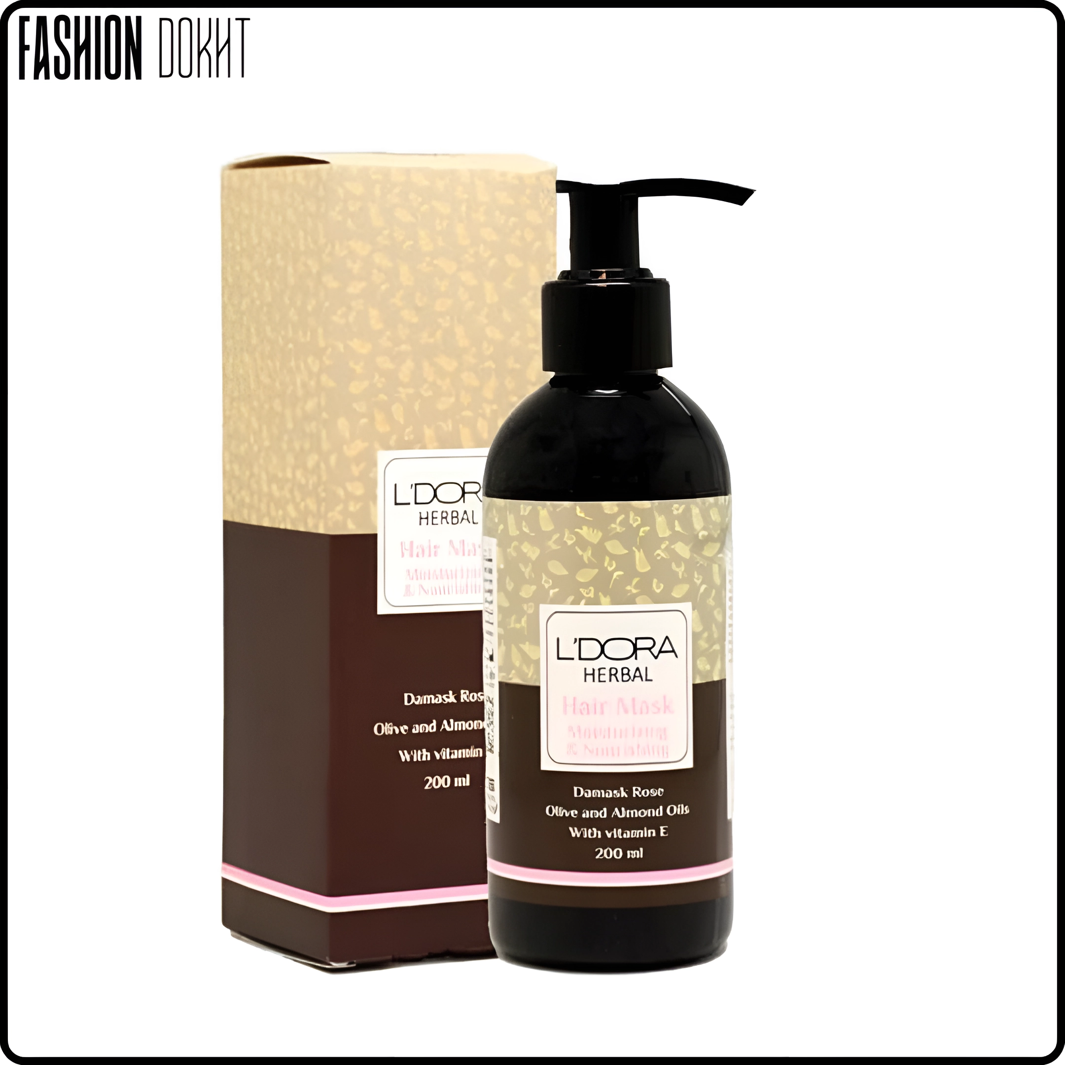ماسک مو لدورا هربال – بعد حمام – گیاهی نرم‌کننده و تقویت‌کننده موی سر – 200 میلی لیتر