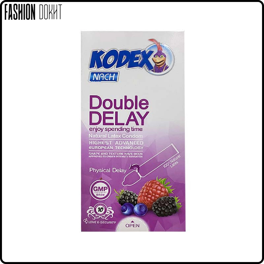 کاندوم تاخیری کدکس مدل دبل دیلی 10 عددی