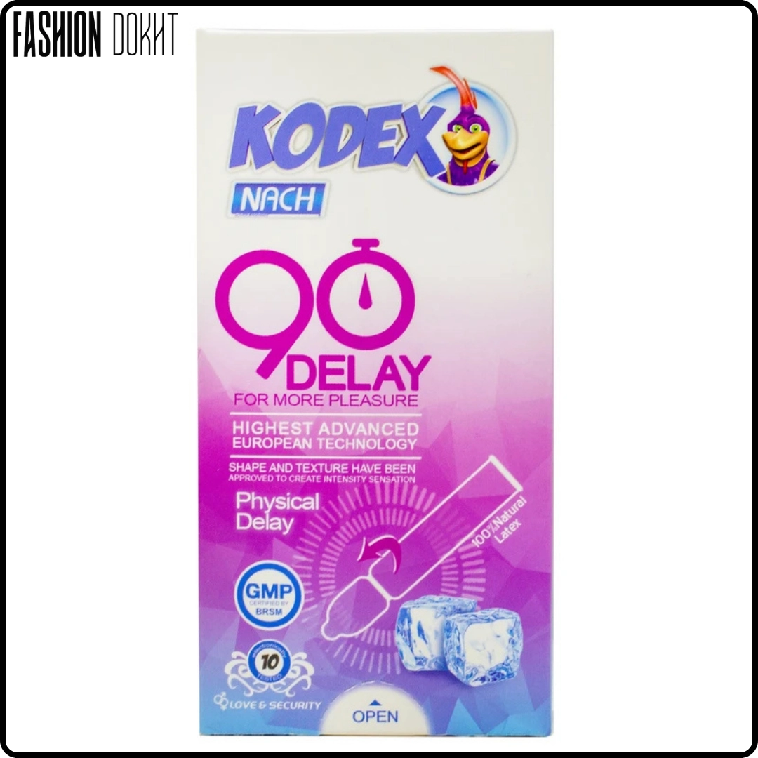 کاندوم ناچ کدکس مدل 90DELAY - بسته 10 عددی