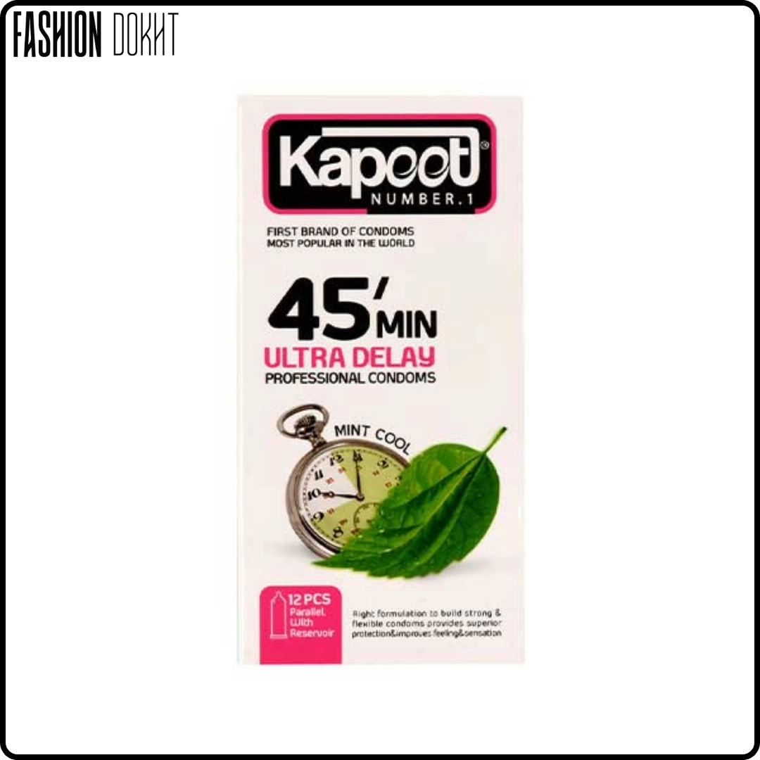 کاندوم فوق تاخیری 45 دقیقه کاپوت 12 عددی
