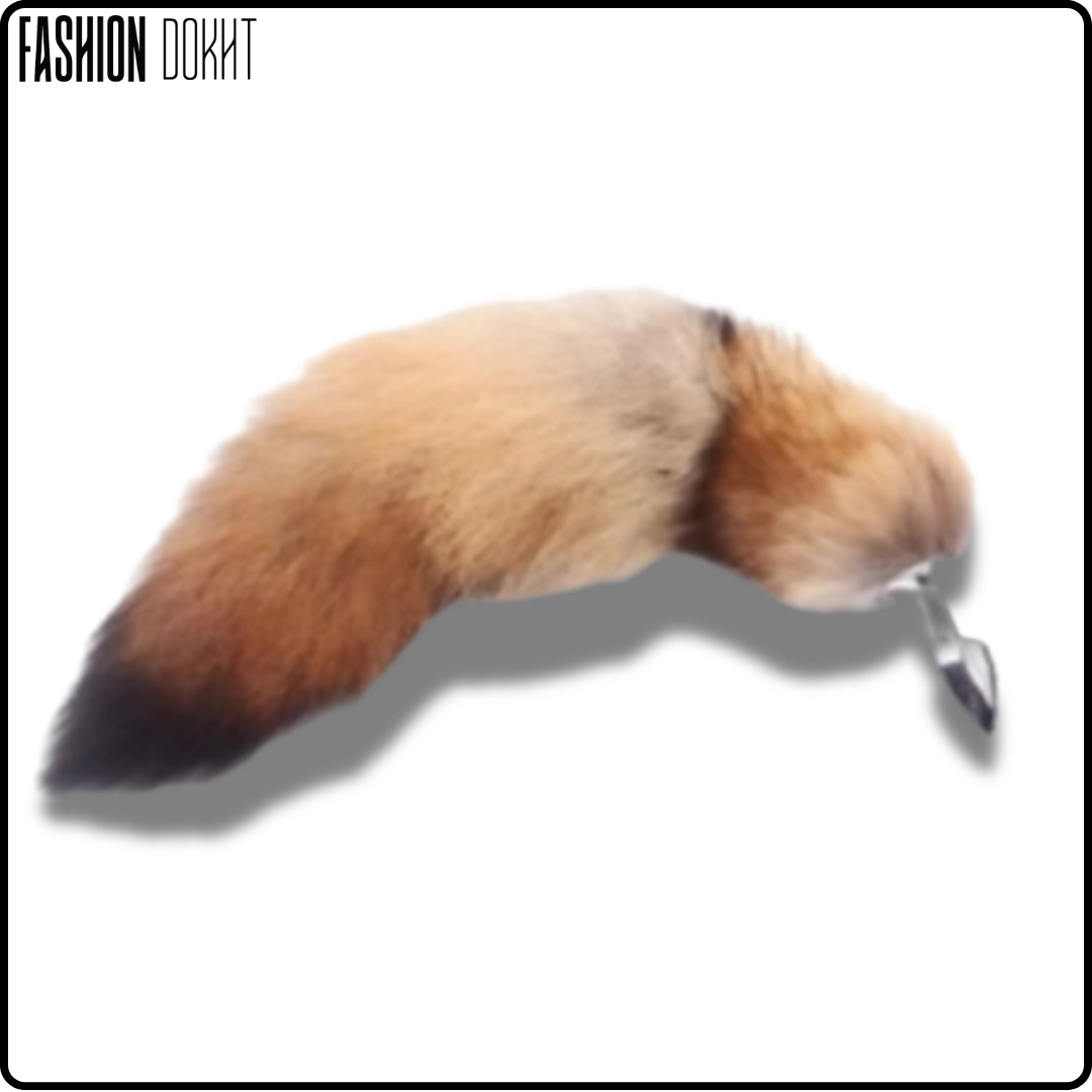 بات پلاگ دم روباهی استیل کیفیت درجه یک ضد حساسیت