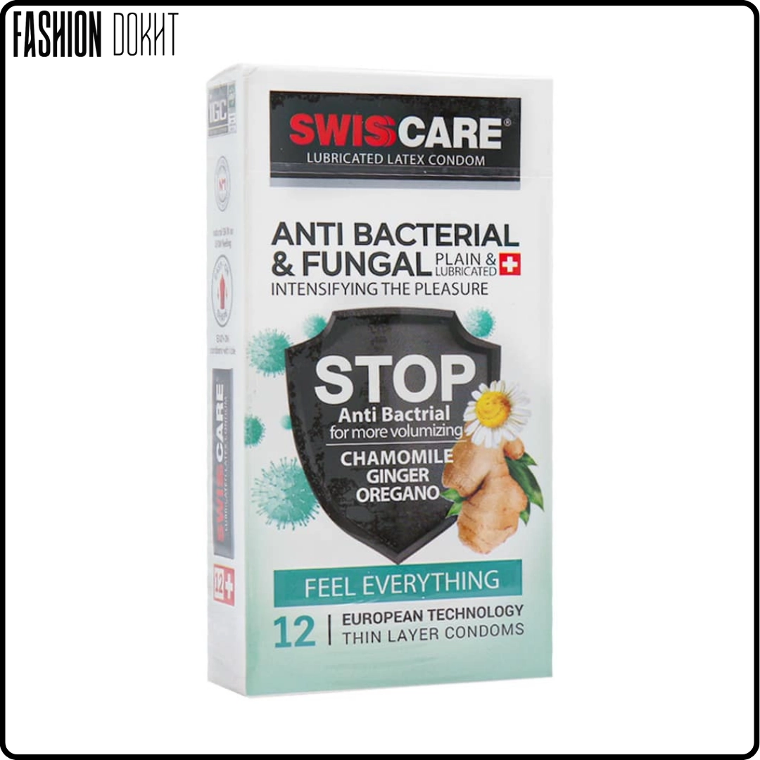 کاندوم ضد قارچ سوئیس کر مدل Anti Bacterial