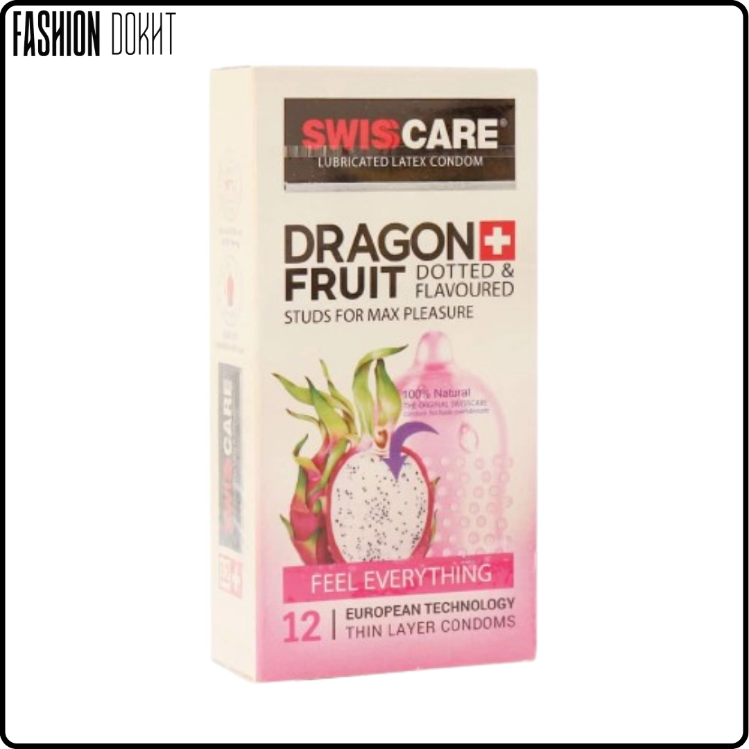 کاندوم سوئیس کر مدل Dragon Fruit