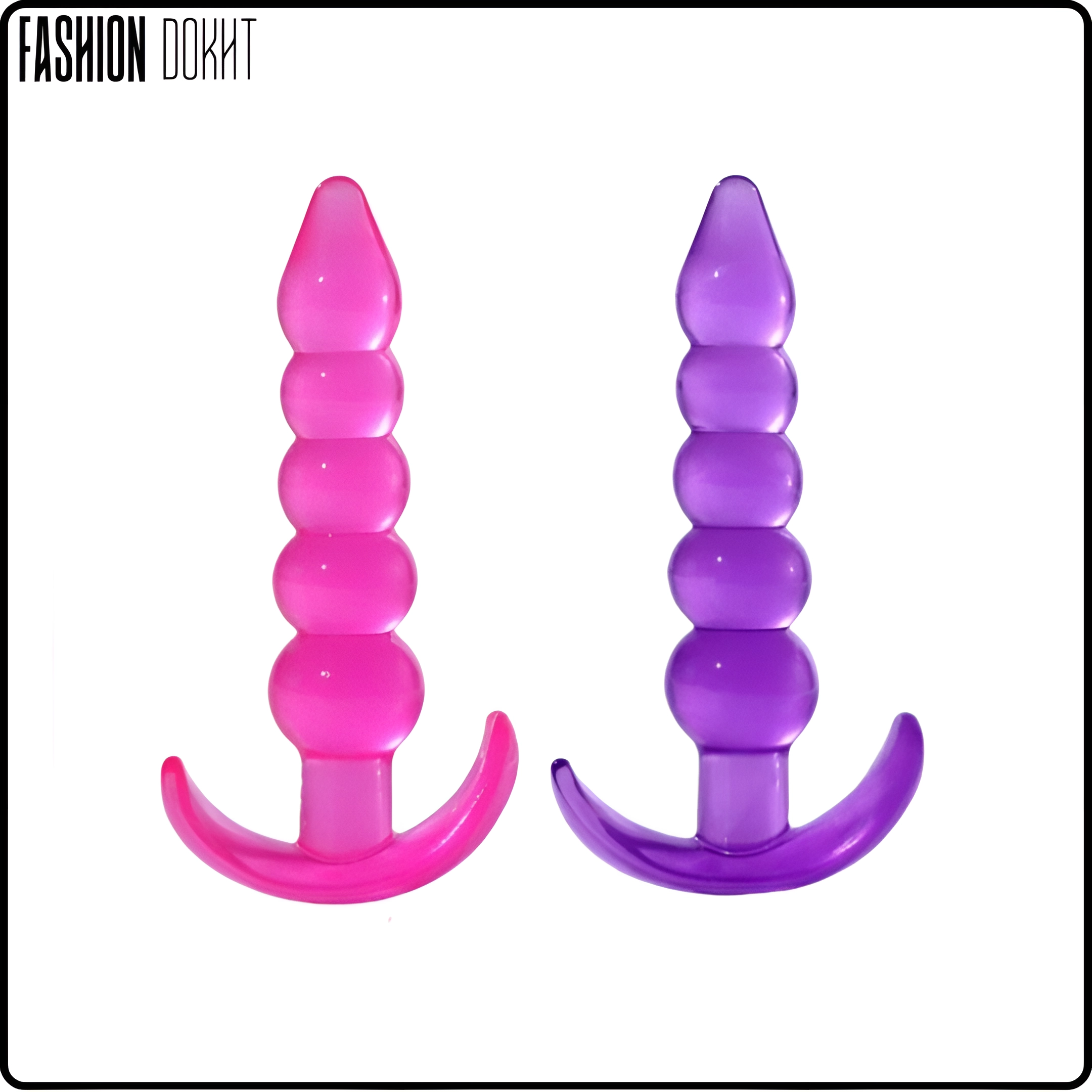 بات پلاگ سیلیکونی پله‌ای با طراحی ۴ پله و جنس نرم، مناسب برای رابطه مقعدی - فروشگاه فشن دخت