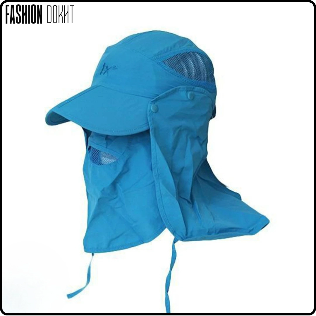 کلاه سه تکه EX2 ضدآب با محافظ UV و قابلیت تنظیم اندازه، مناسب برای طبیعتگردی و کمپینگ