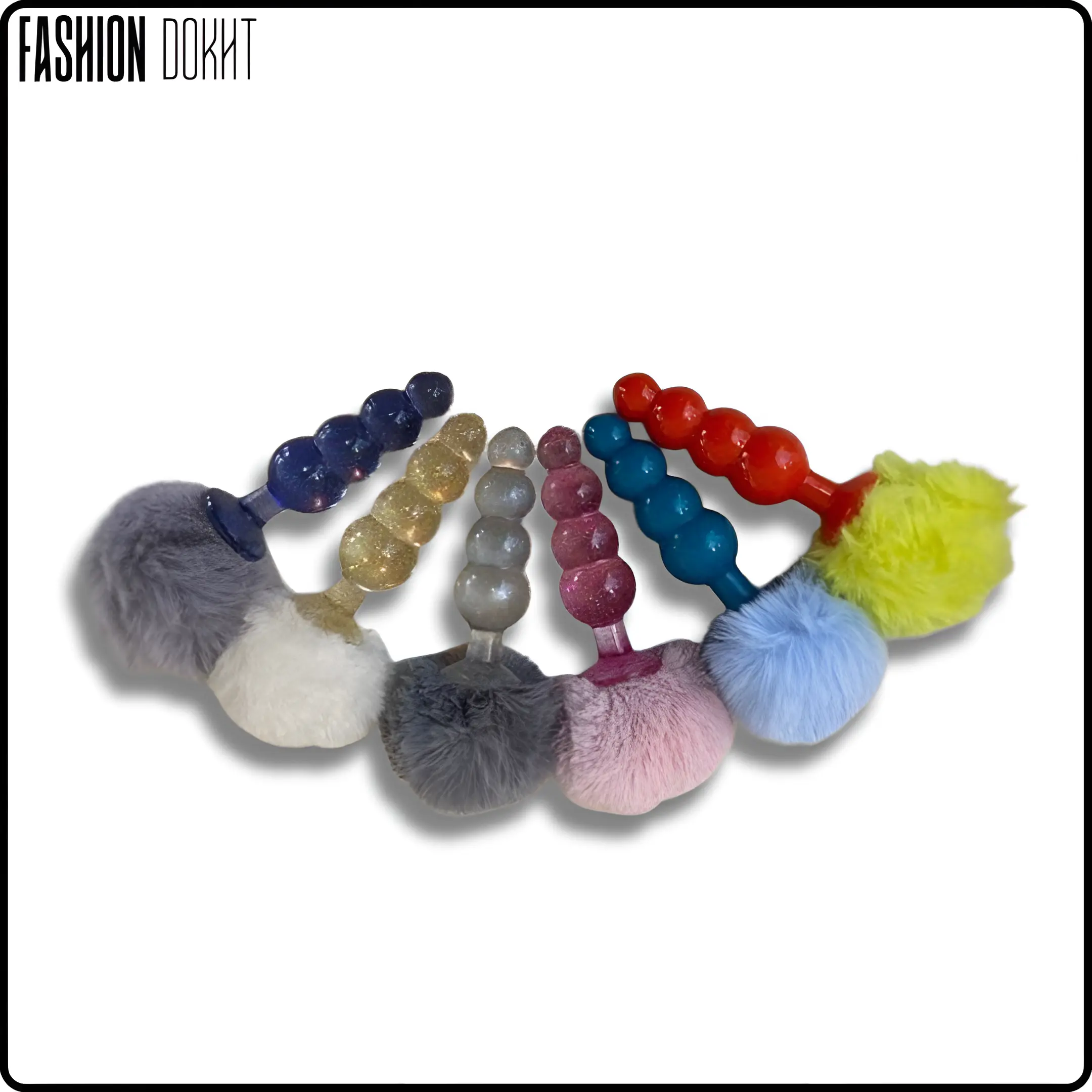 بات پلاگ دم خرگوشی پله ای اکلیل دار - جنس رزین پزشکی - طراحی پله ای ارگونومیک - فشن دخت