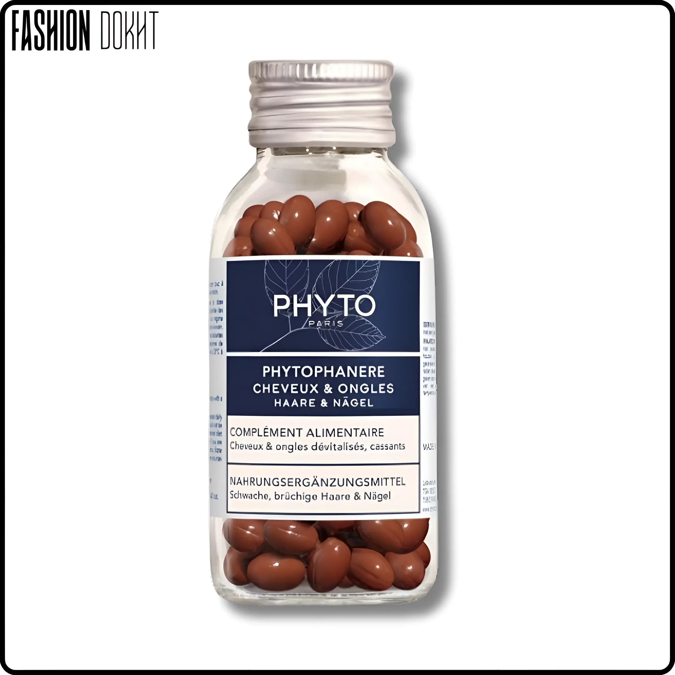 مکمل قرصی فیتو ساخت فرانسه با 120 عدد قرص. حاوی ویتامین‌های B2، B6، B8، روی و بیوتین