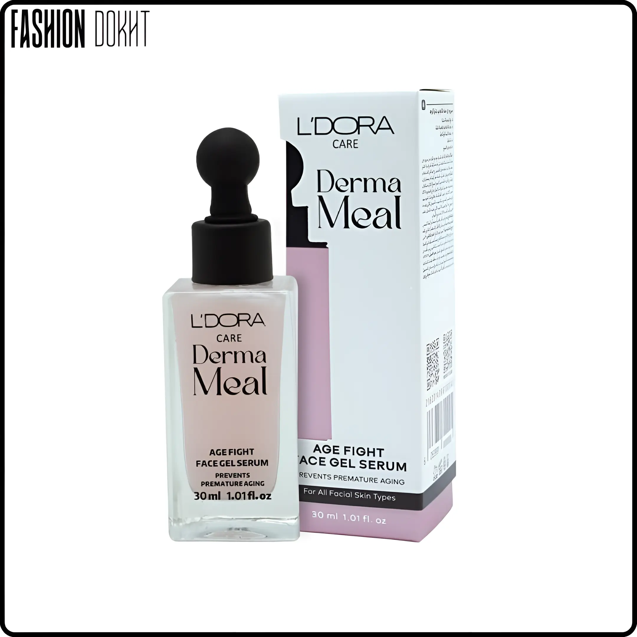 سرم ژل ضدچروک پوست صورت لدورا - 30 میل