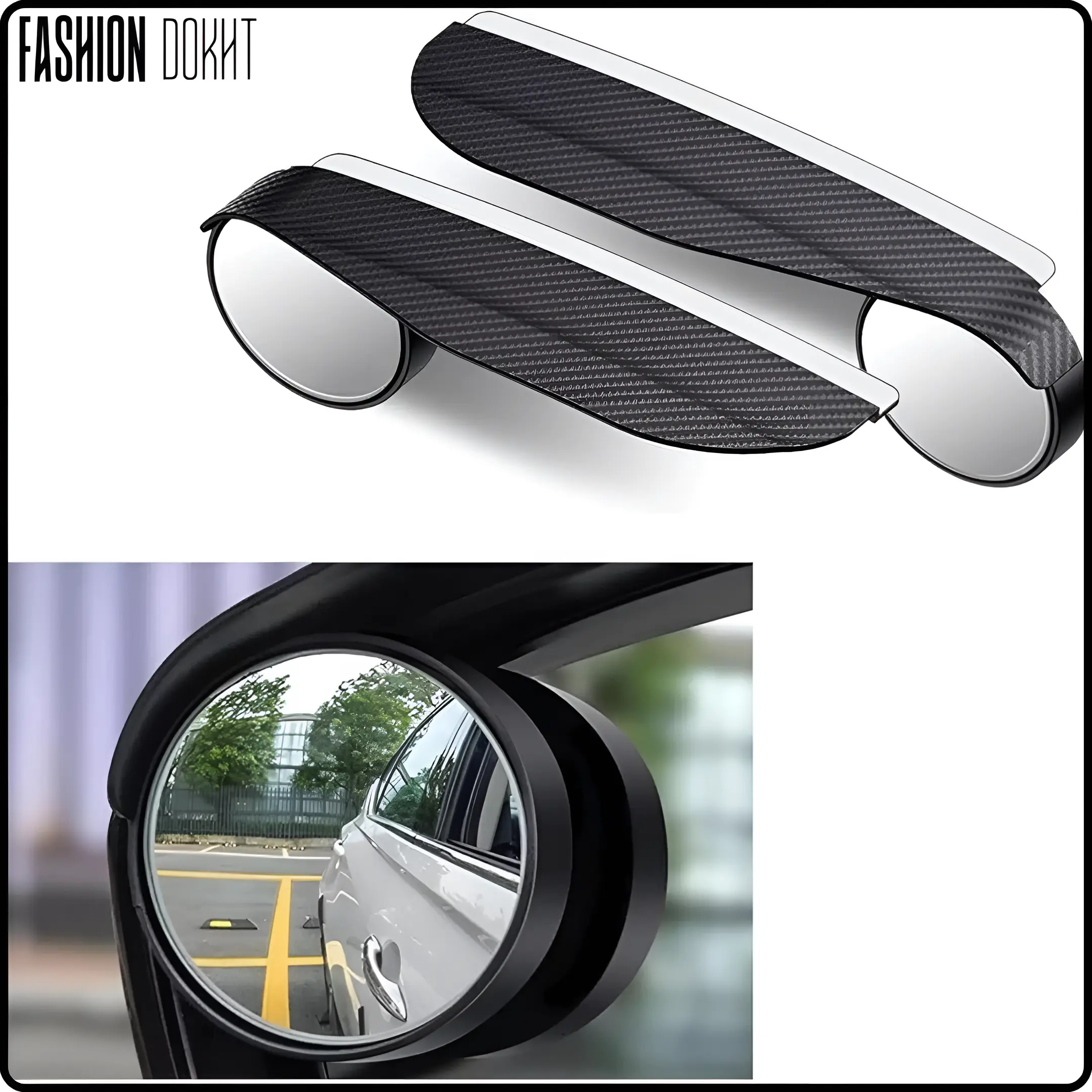 آینه نقطه کور سایه بان دار دو عددی