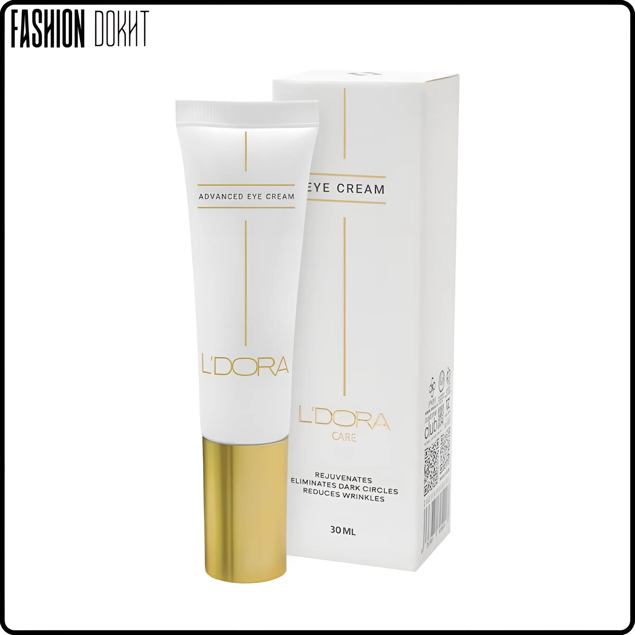 کرم دورچشم جوان‌ساز و رفع‌کننده تیرگی لدورا 30 میلی لیتر