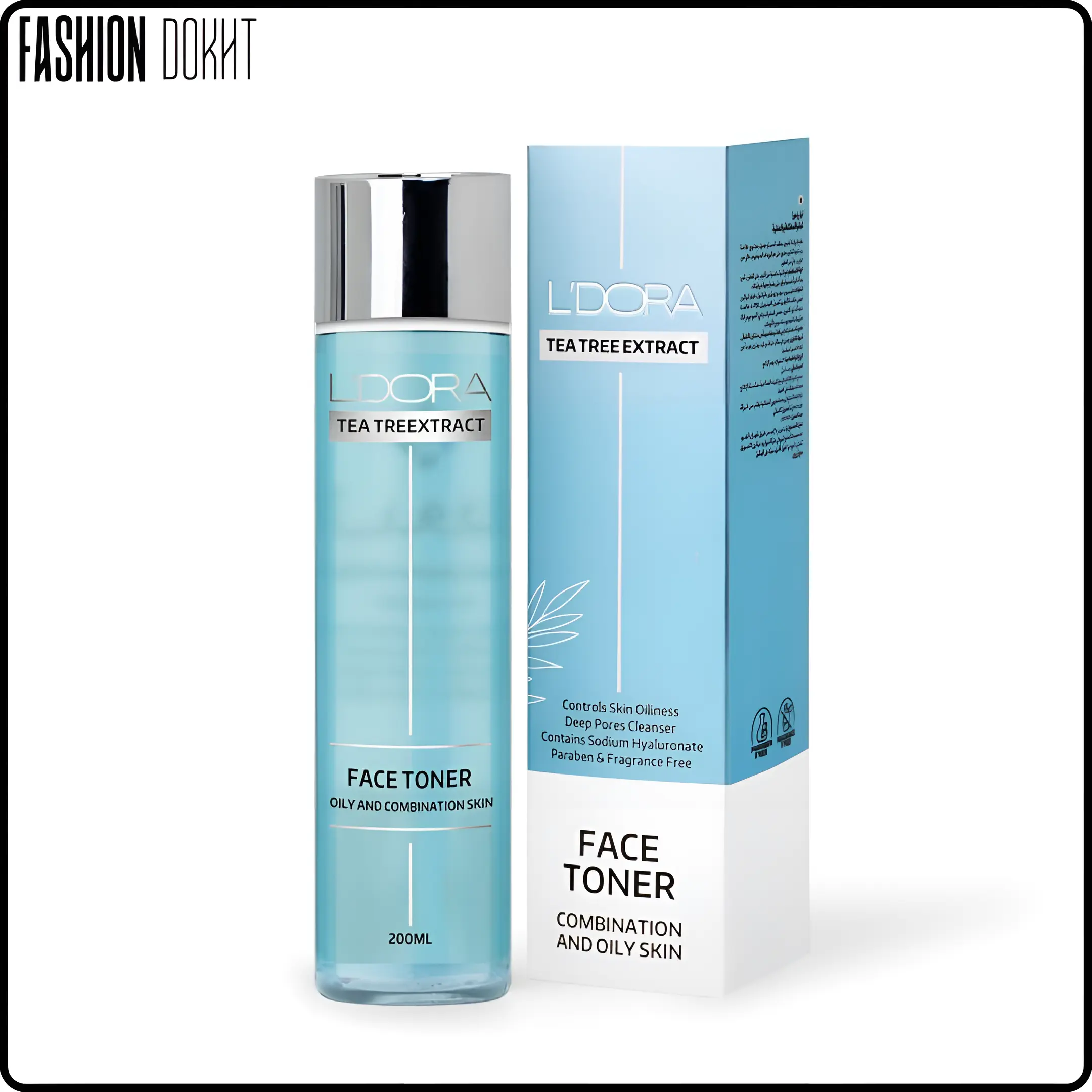 تونر پوست چرب و مختلط لدورا - 200 میل