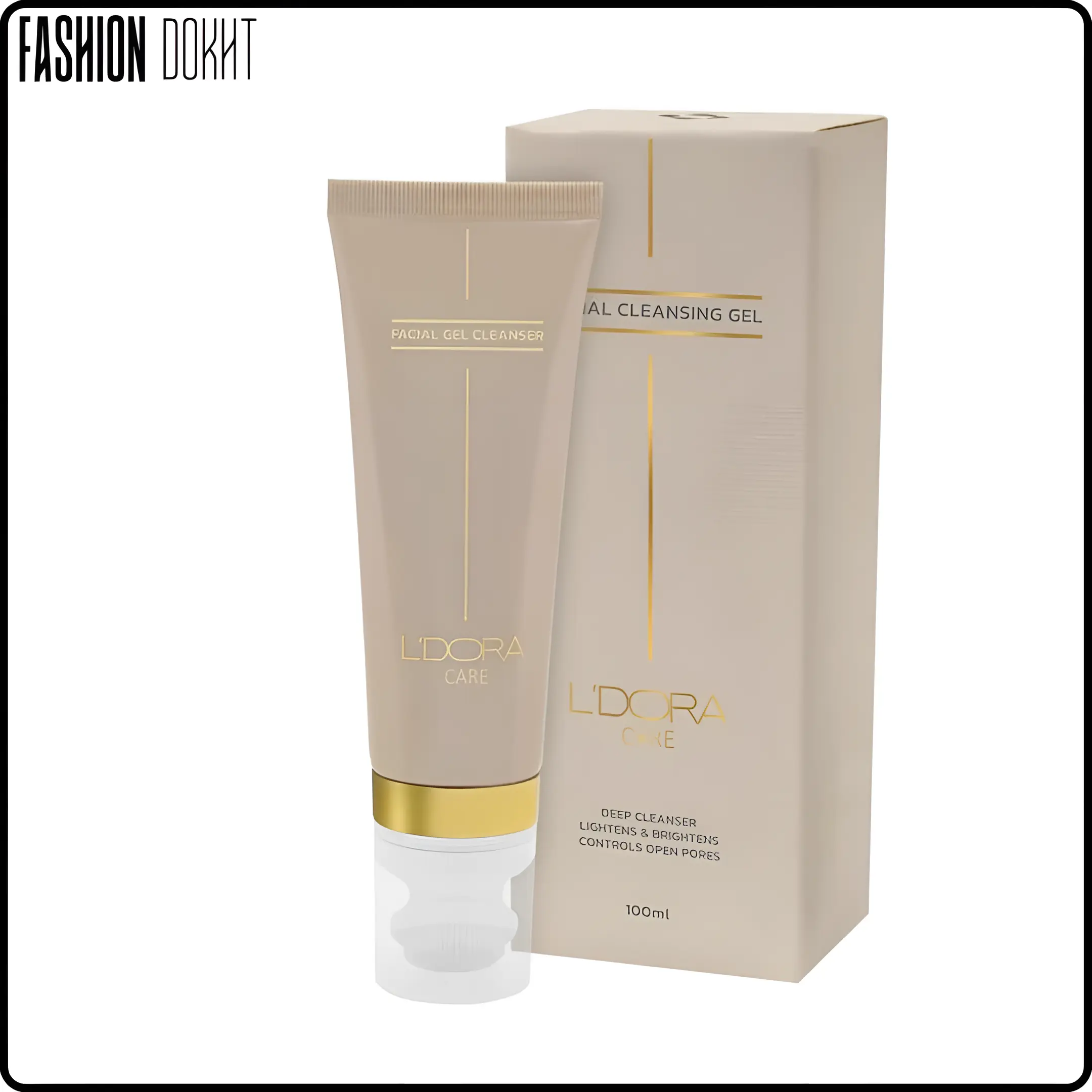 ژل شستشوی صورت لدورا کر ماساژوردار حاوی عصاره ویتیس وینیفرا ۱۰۰ میلی لیتر