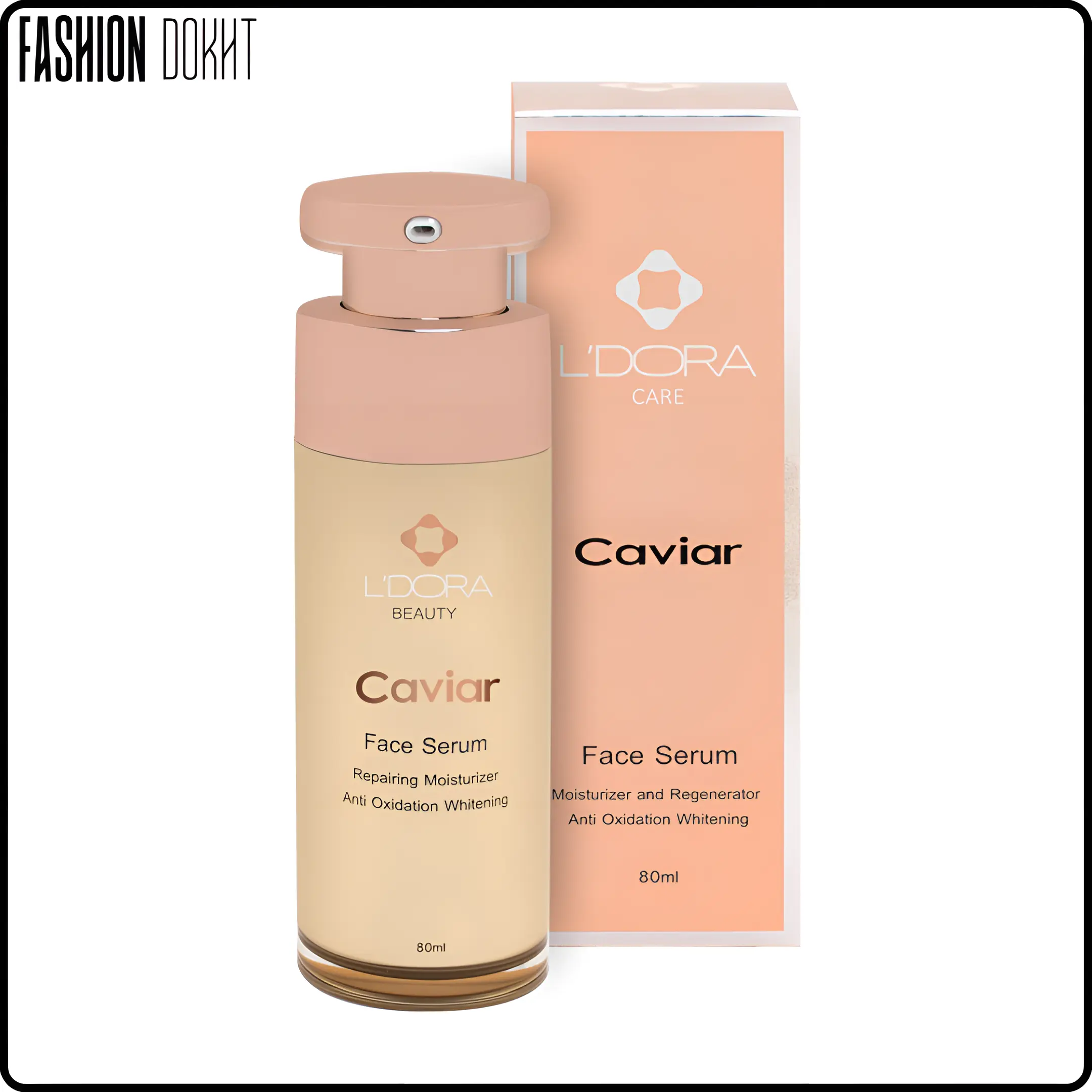 سرم صورت خاویار لدورا کر - 80 میل