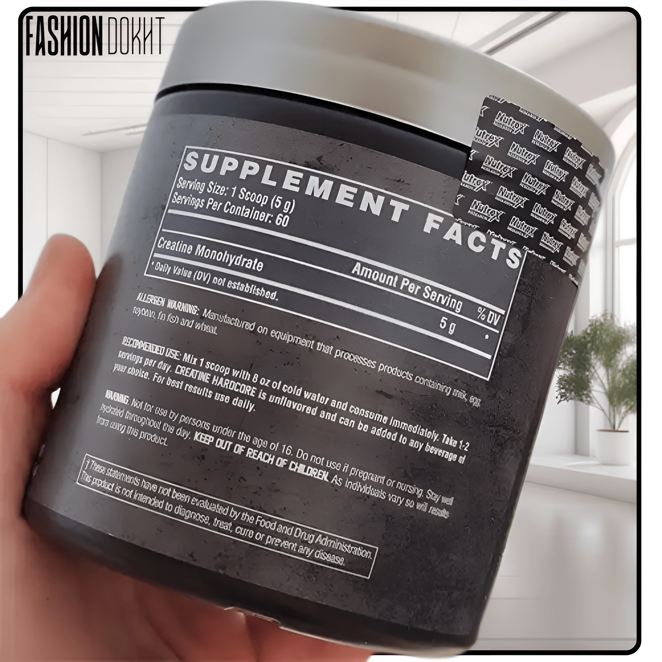 کراتین مونوهیدرات ناترکس 300 گرمی بدون طعم، مناسب برای افزایش حجم عضلات و قدرت  - فشن دخت