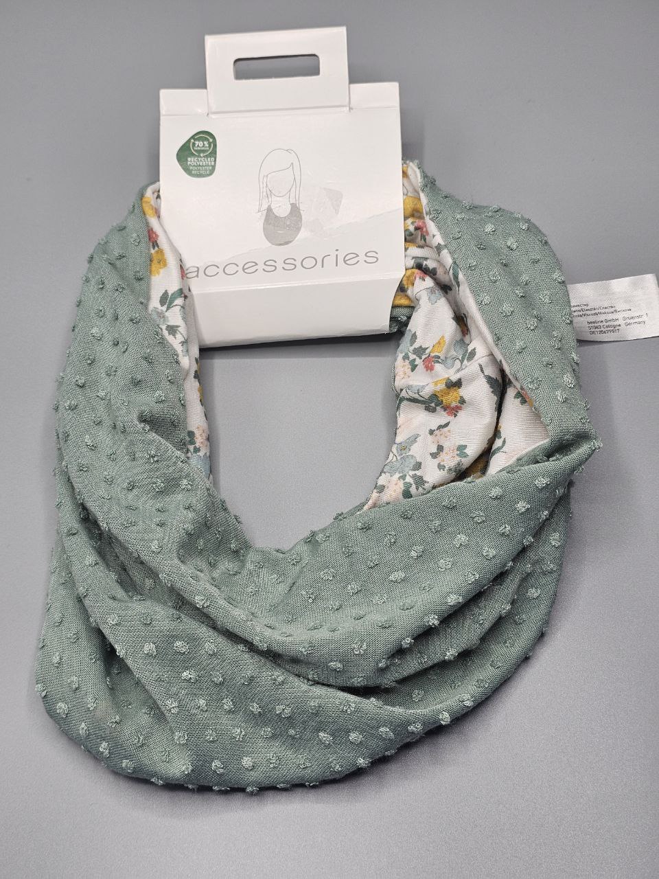 شال رینگی دو رو کد ۴۱۹ برند اکسسوری