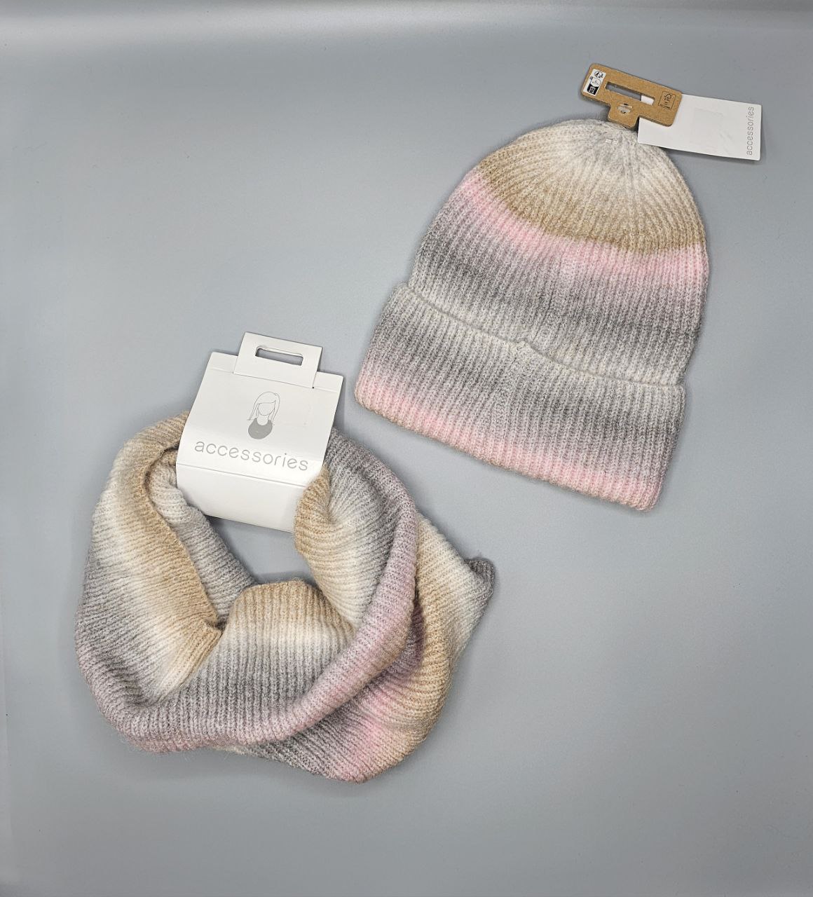 ست کلاه و شال رینگی کد ۵۱۱ برند اکسسوری(accessories)