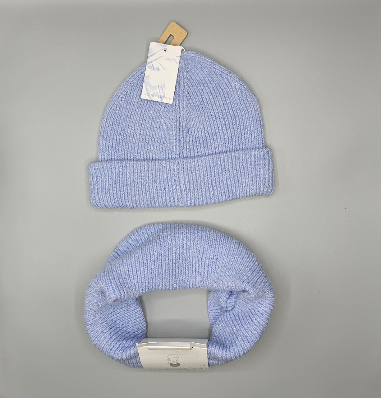 ست کلاه و شال رینگی کد ۵۲۱