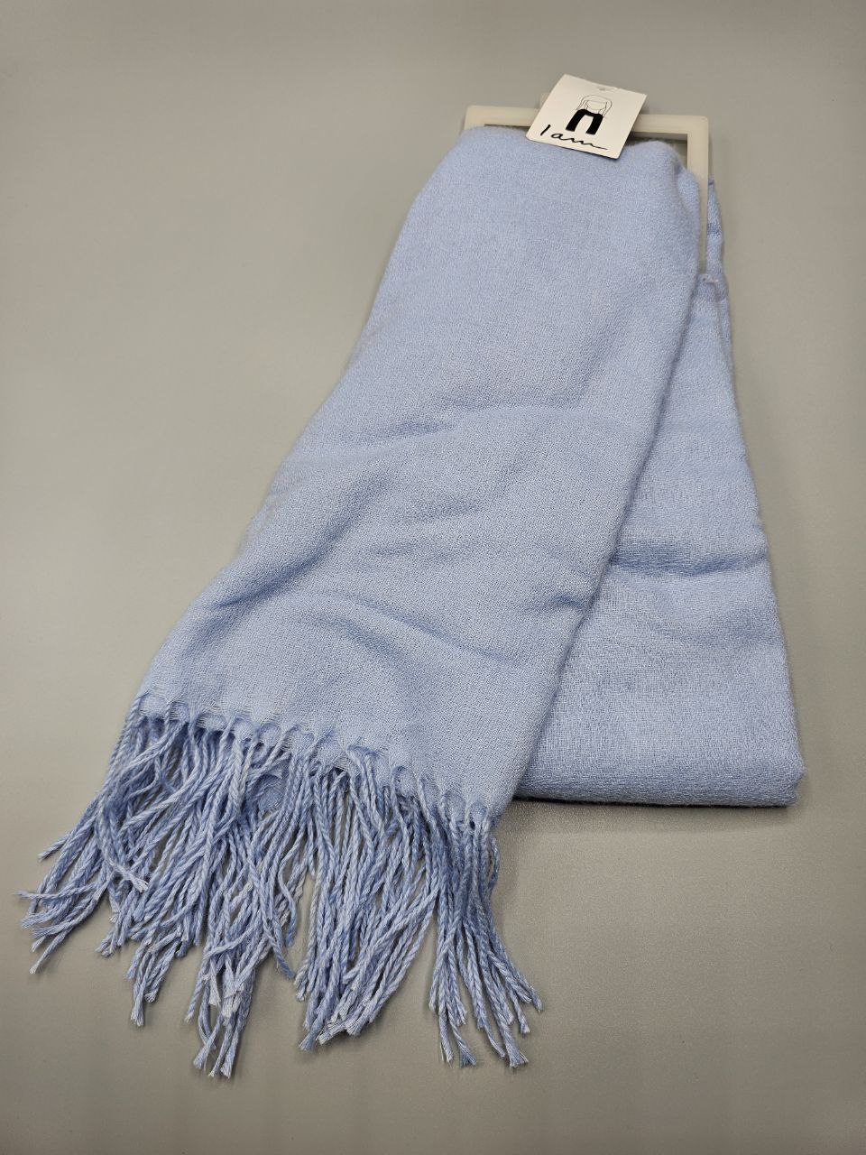 شال تک رنگ آبی برند