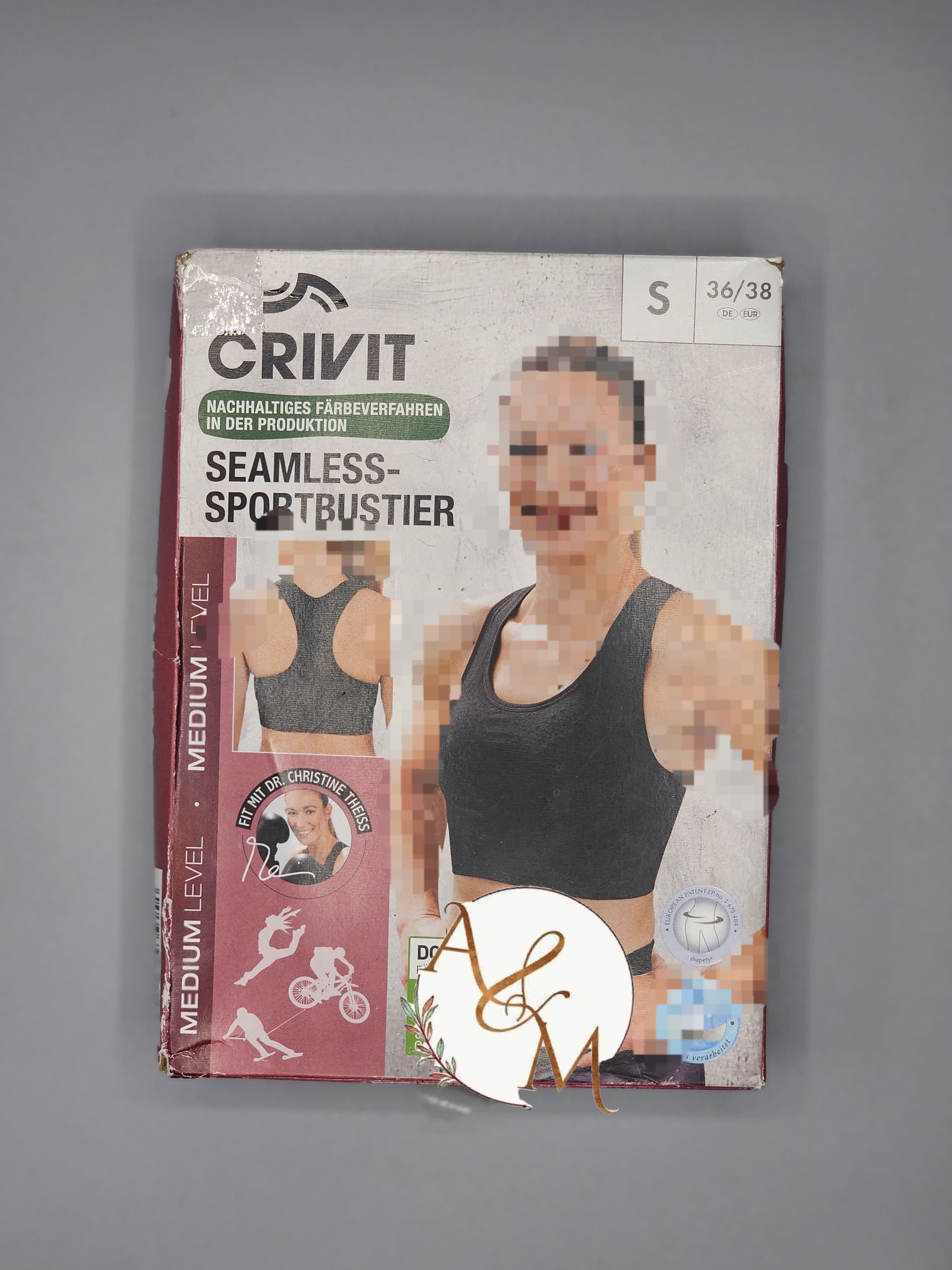 نیم تنه ورزشی (تاپ ورزشی) جلو زیپ دار خارجی برند کریویت(crivit) وارداتی