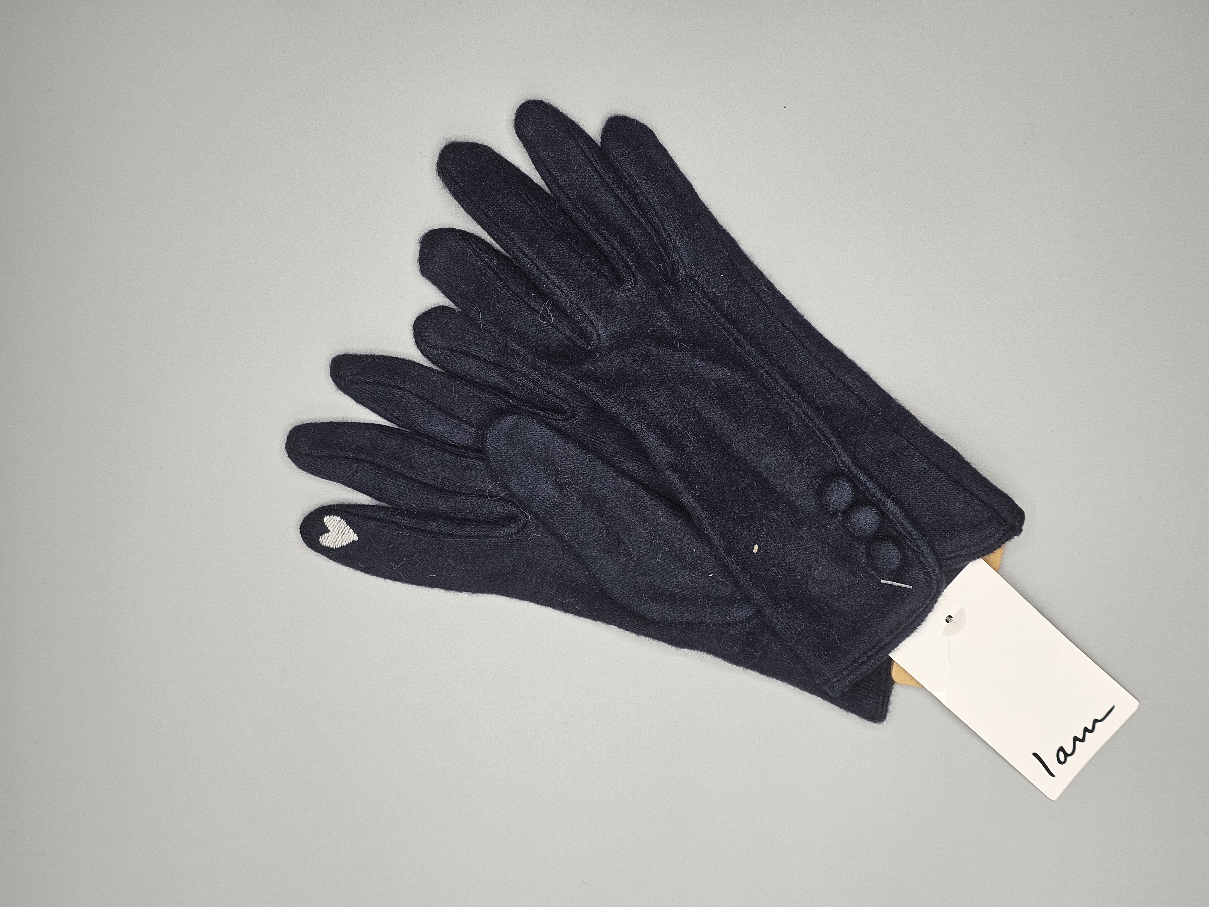 دستکش مخمل مشکی کد ۶۱۴