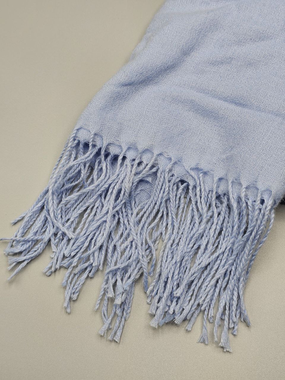 شال تک رنگ آبی برند