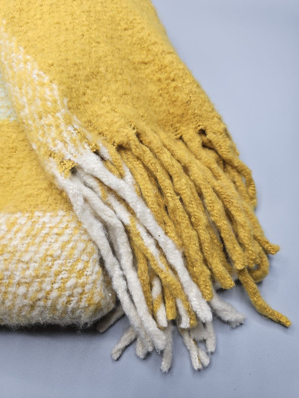 شال پشمی چهارخونه کد