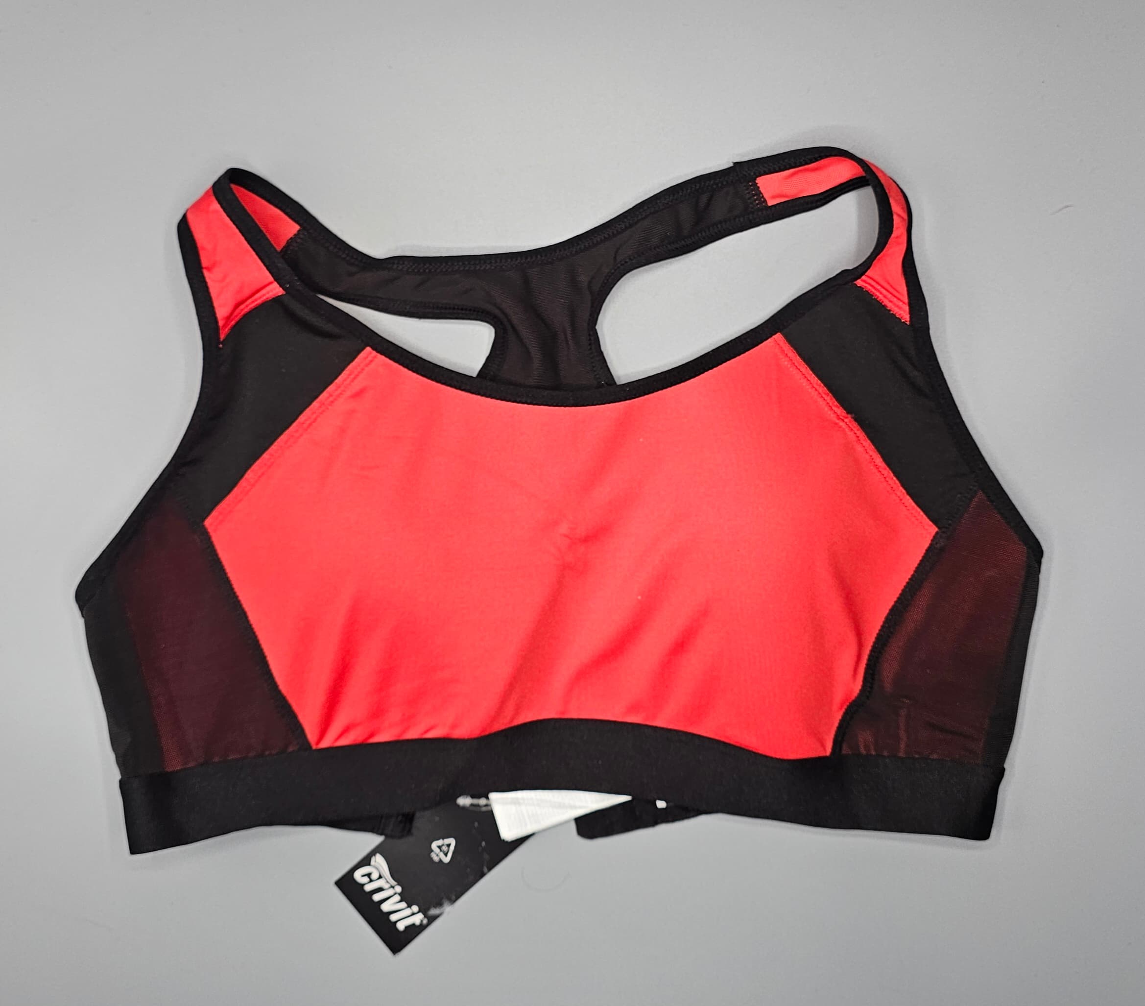 نیم تنه ورزشی (تاپ ورزشی) جلو زیپ دار خارجی برند کریویت(crivit) وارداتی