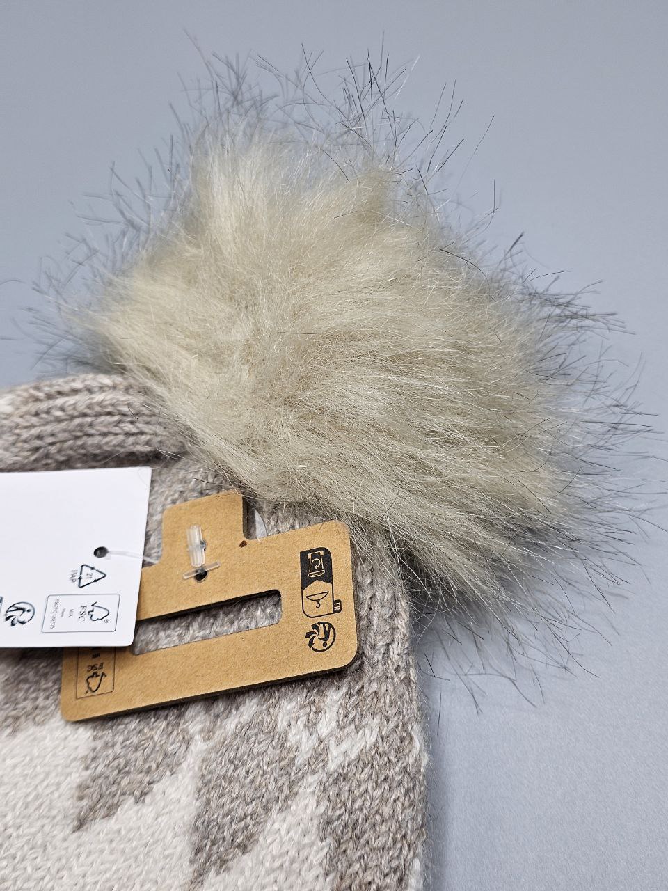 کلاه بافت طرح دار کد ۲۱۲