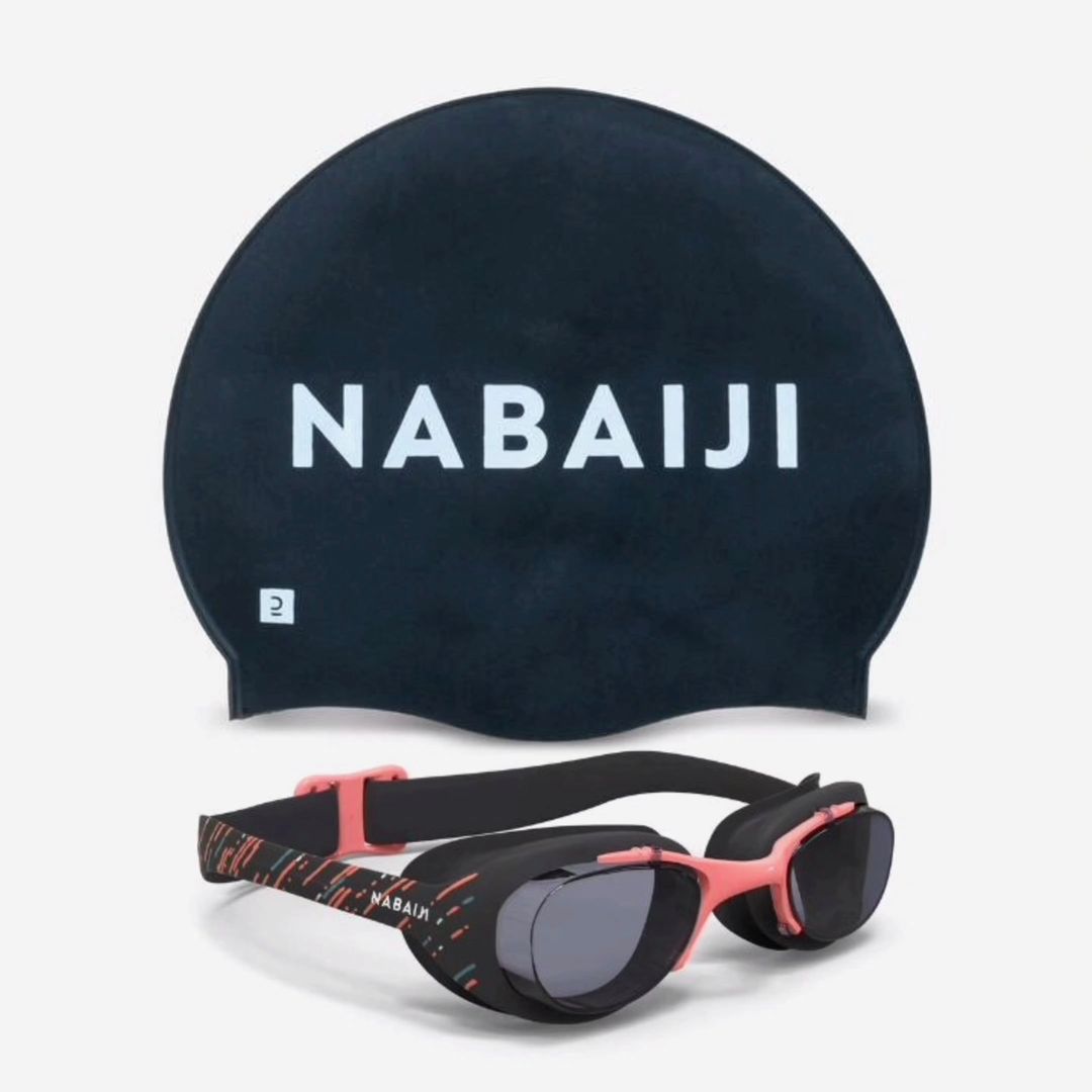 ست کلاه و عینک شنا نابایجی